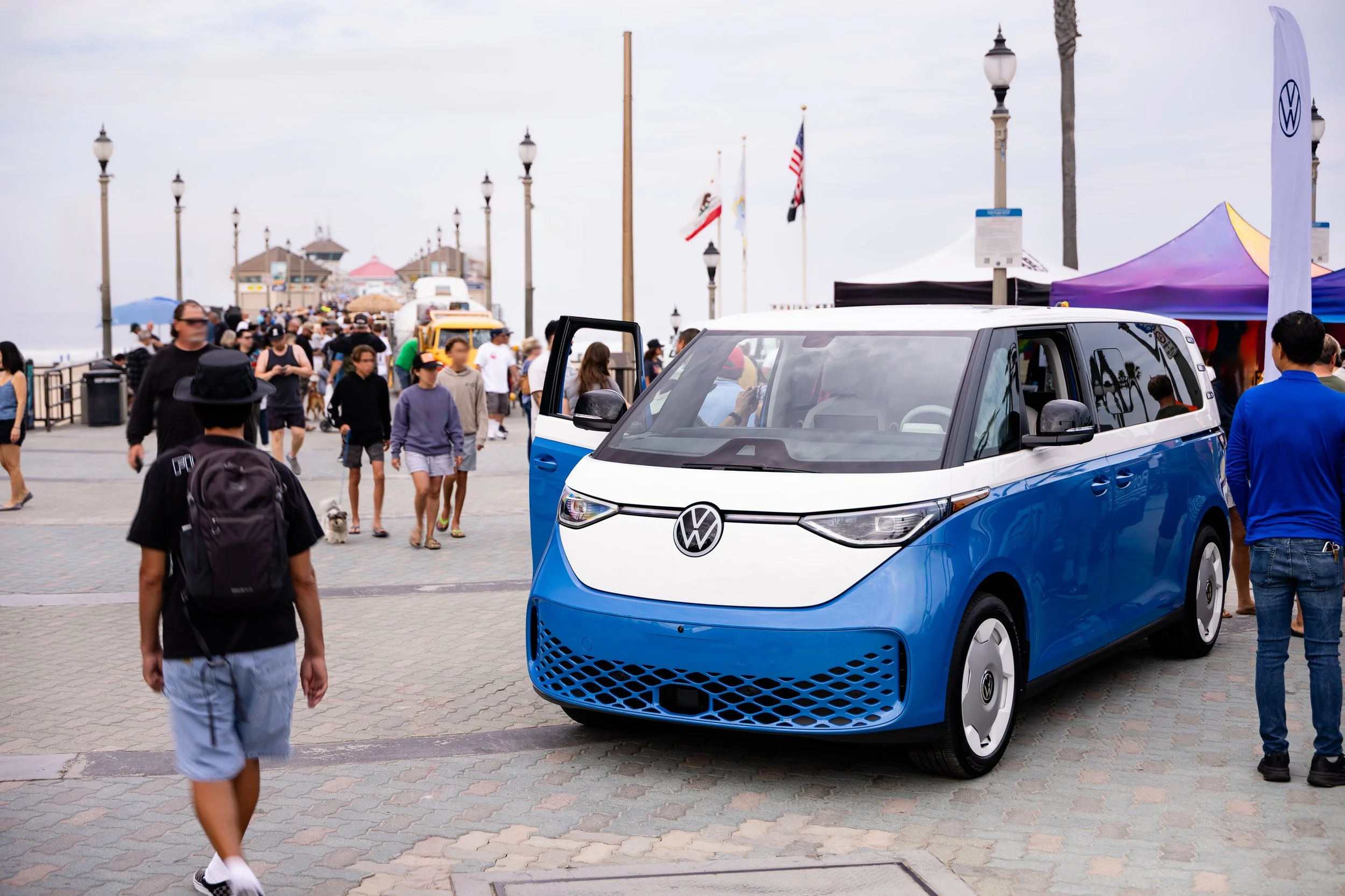 VW Buses on the Pier - Huntington Beach, CA - © Sam Dobbins 2025 - 5557-Enhanced-NR-Edit.jpg