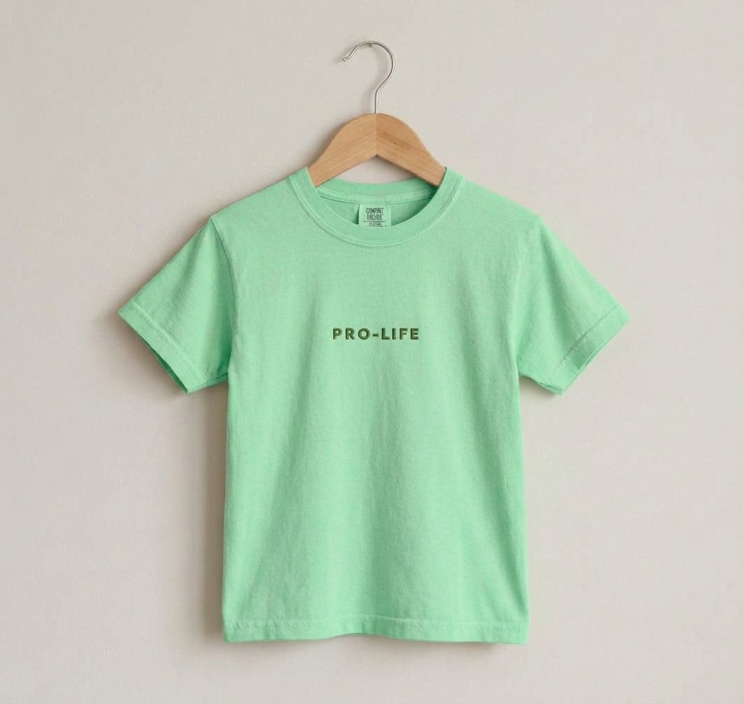Green Youth Pro-Life Tee
