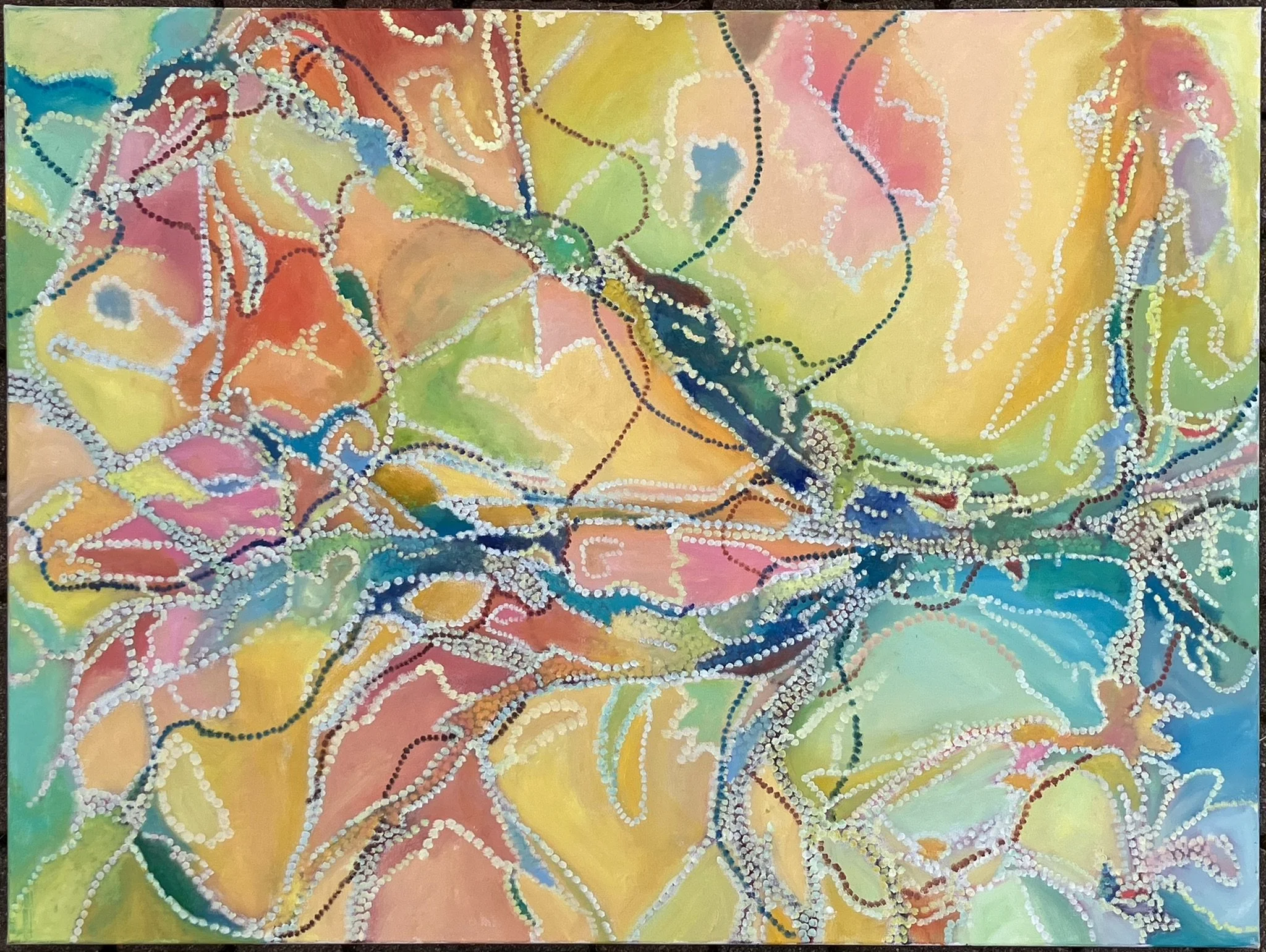 Confluence,2026. Oil on Canvas - 30x40x1.5 in