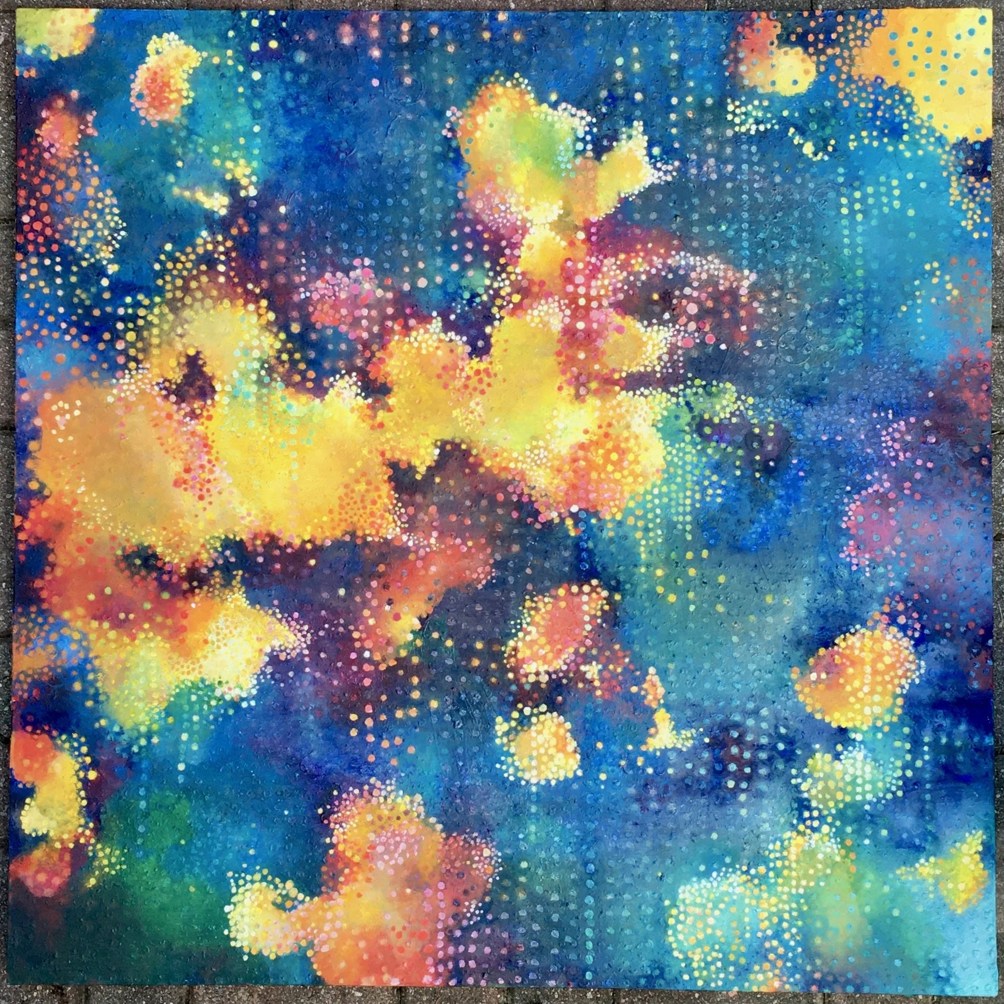 August Night, 2020, Oil on Canvas - 36x36x1.5