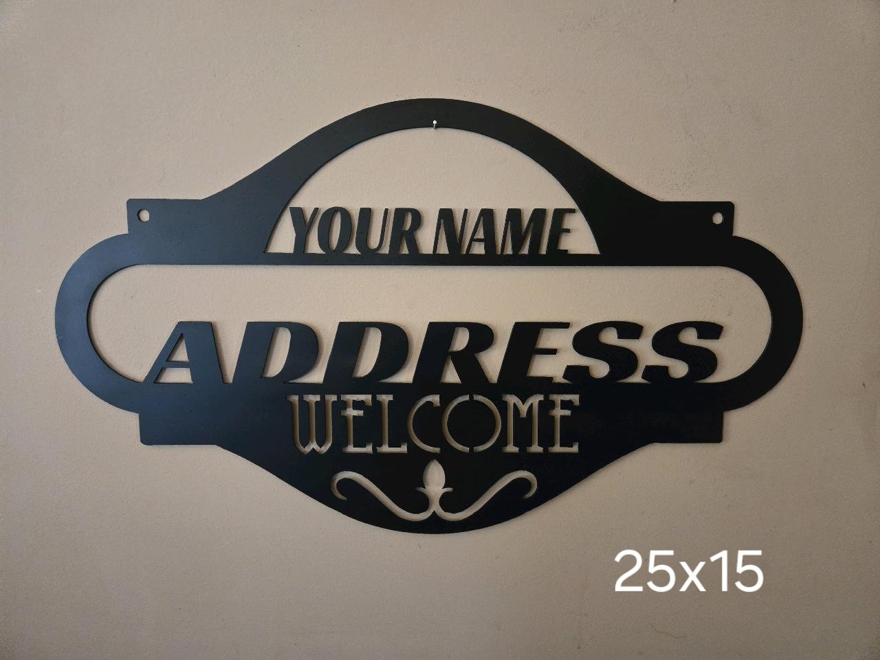 Customizable Home Sign