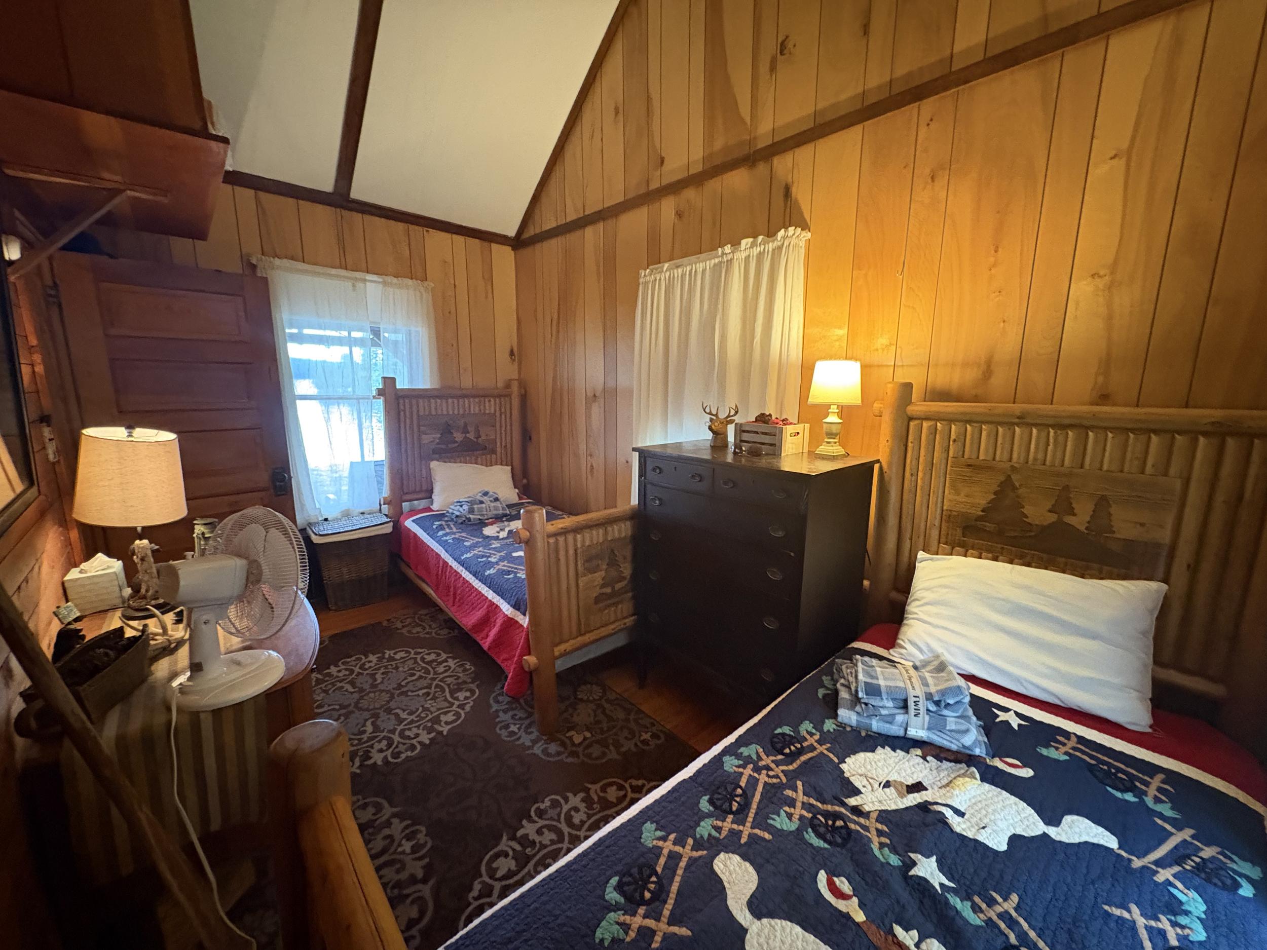 Bedroom with two beds