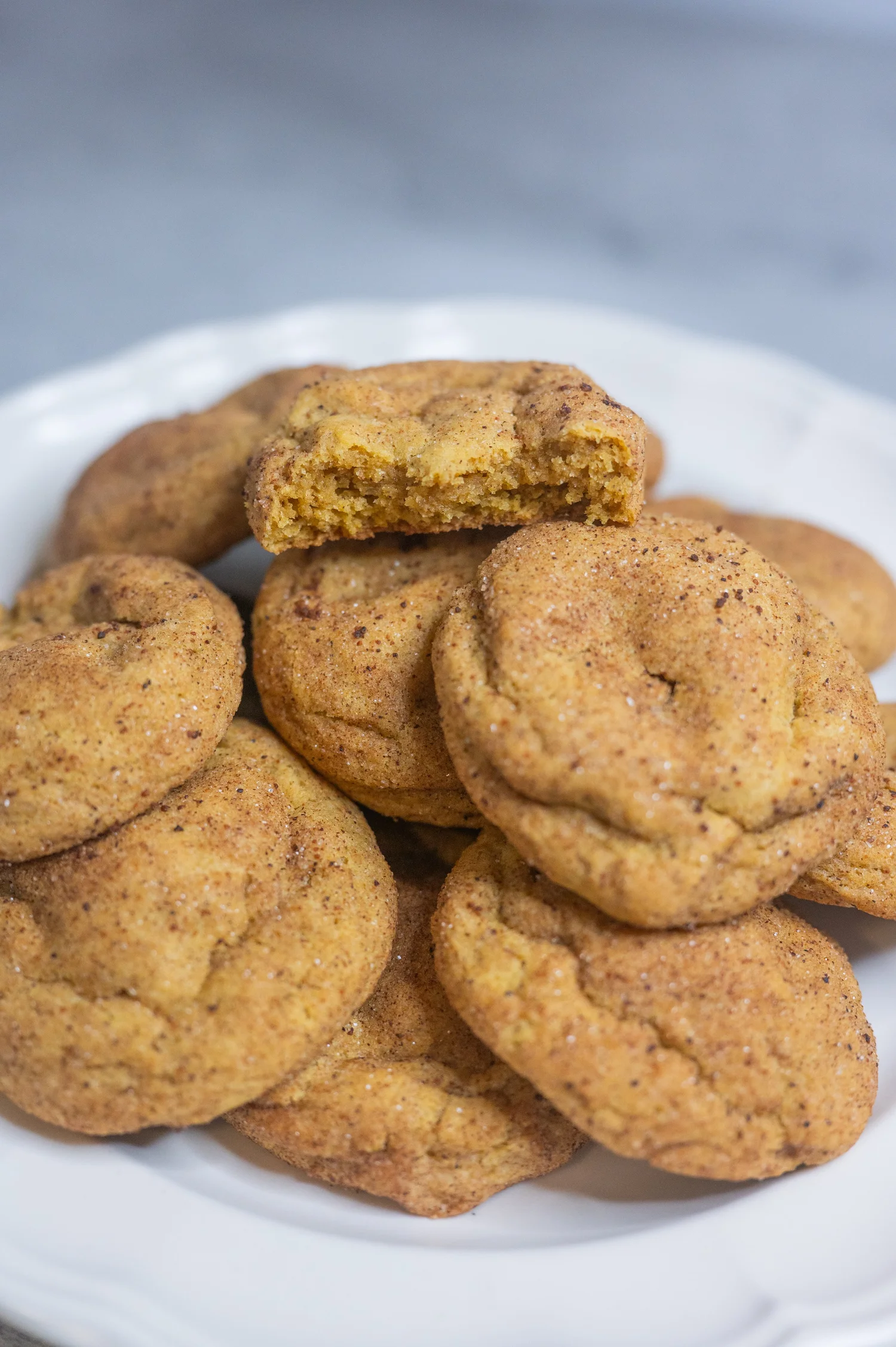 Soft & Chewy Pumpkin Snickerdoodles — CookSnapBake.com