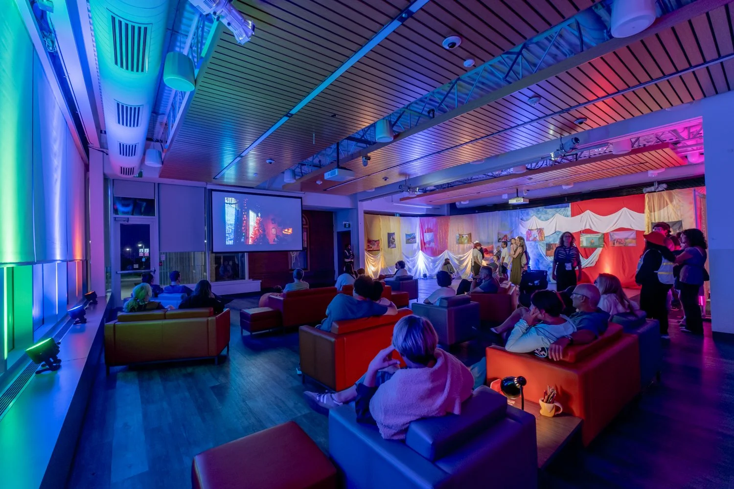 Laurence Philomène, video installation "5 Years at Home", Photo by Jae Yang