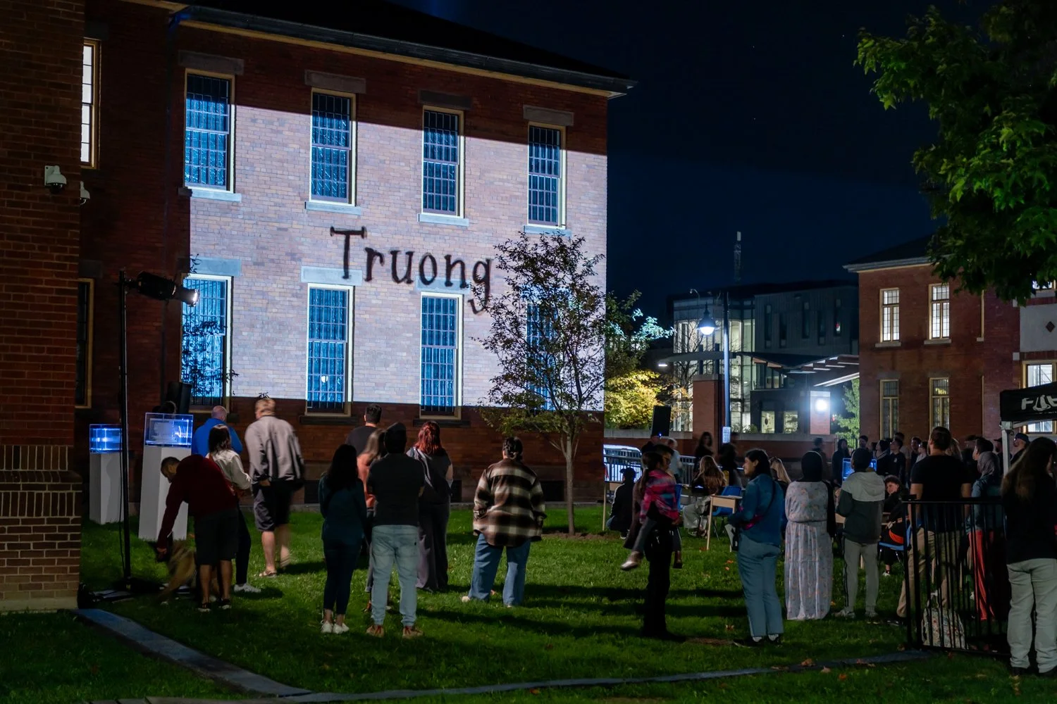 Tommy Truong, video and sculptural installation "My name is 張麟發 Tommy Lan Phat Truong 2.0",  Photo by Jae Yang