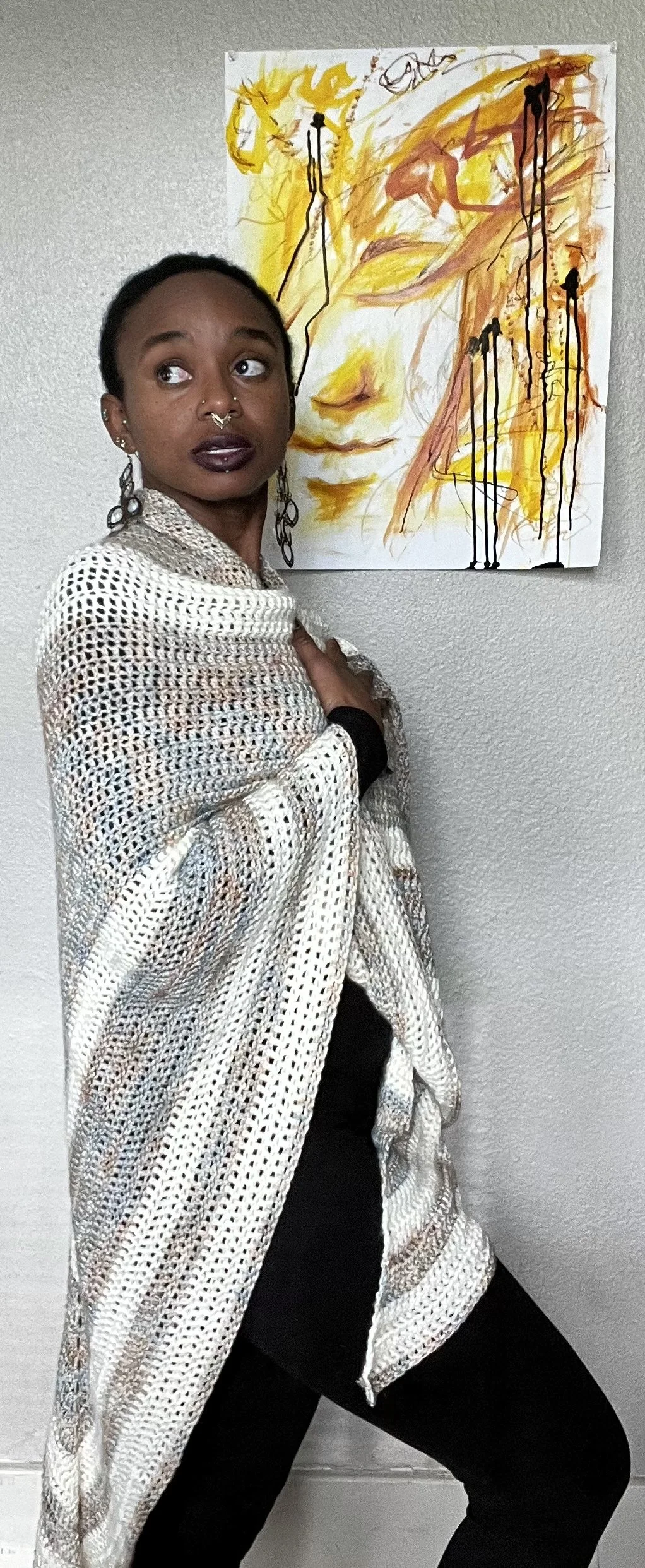 The Soft Drift Shawl
