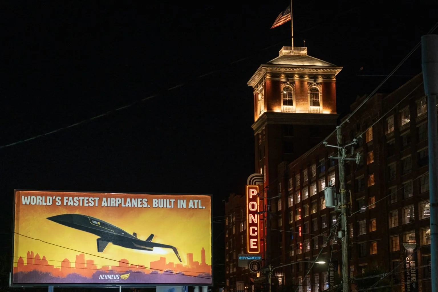 Billboard design for our Halcyon aircraft. 