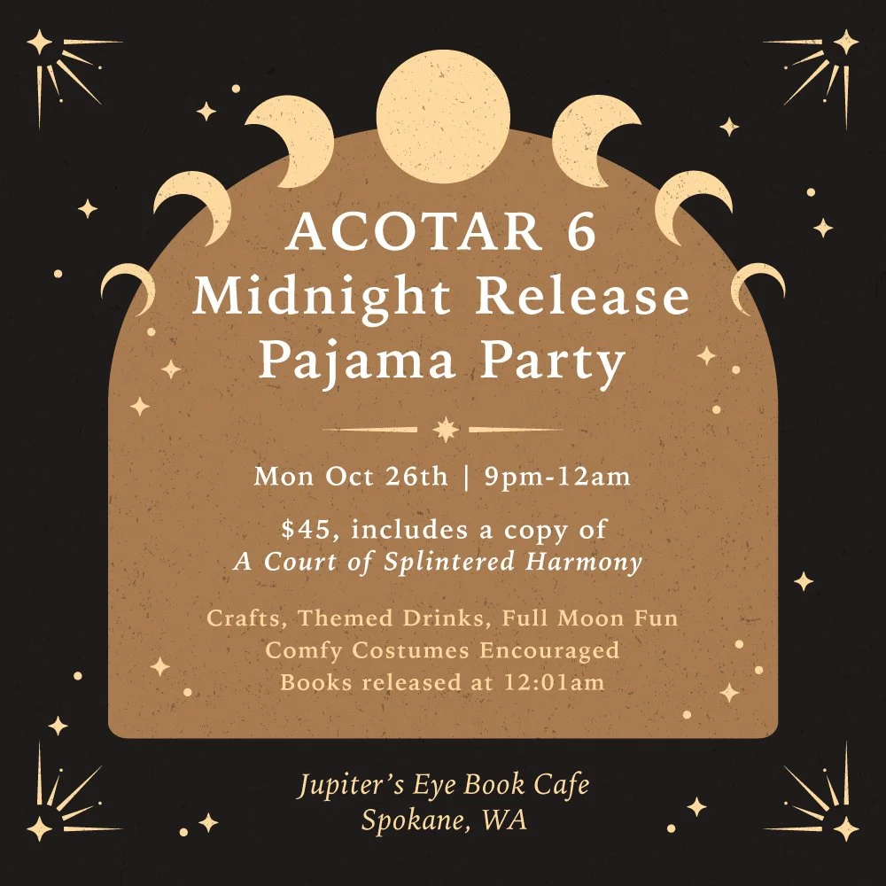 ACOTAR Book 6 Midnight Release Pajama Party