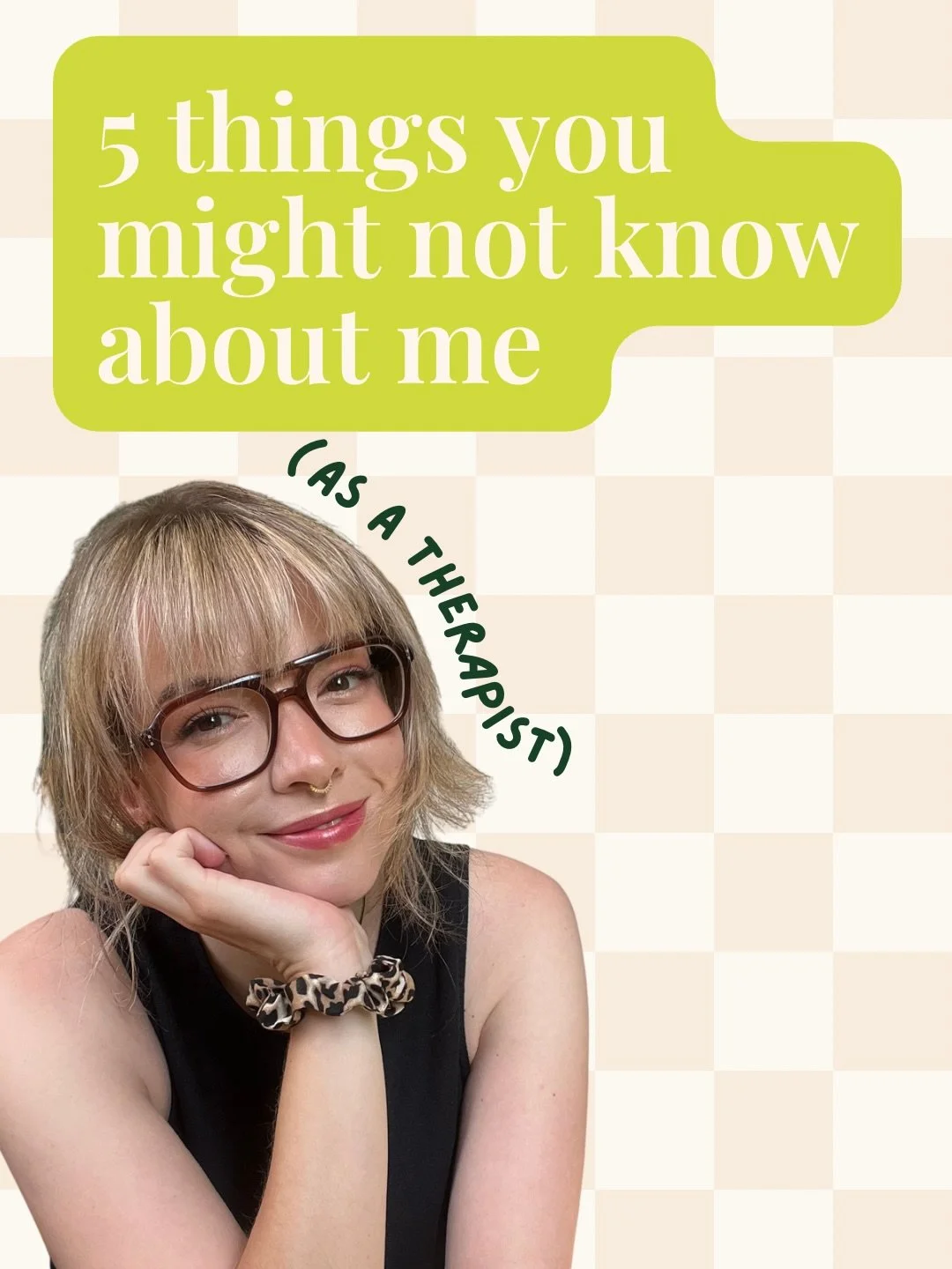 A little peek behind the therapy chair. Here&rsquo;s 5 things you might not know about me as a therapist and&hellip; well, as a human! 🤷&zwj;♀️ 

#therapistthoughts #nantwich #cheshire #therapistlife