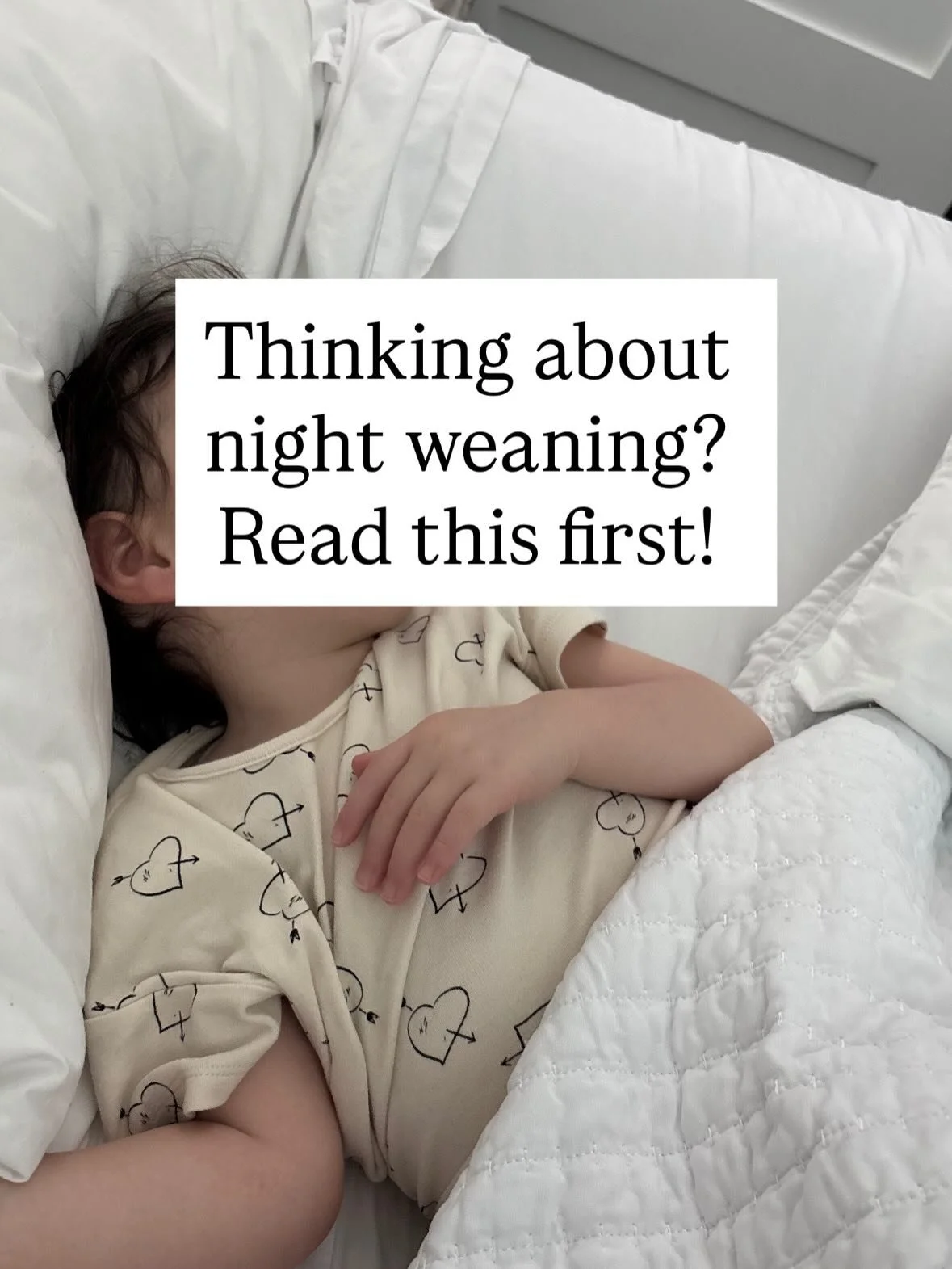 A question I get asked often is whether night weaning will help improve sleep or not. Unfortunately, like most things with sleep, there isn&rsquo;t a black &amp; white answer.

For some babies and toddlers, reducing or eliminating night feeds can lea