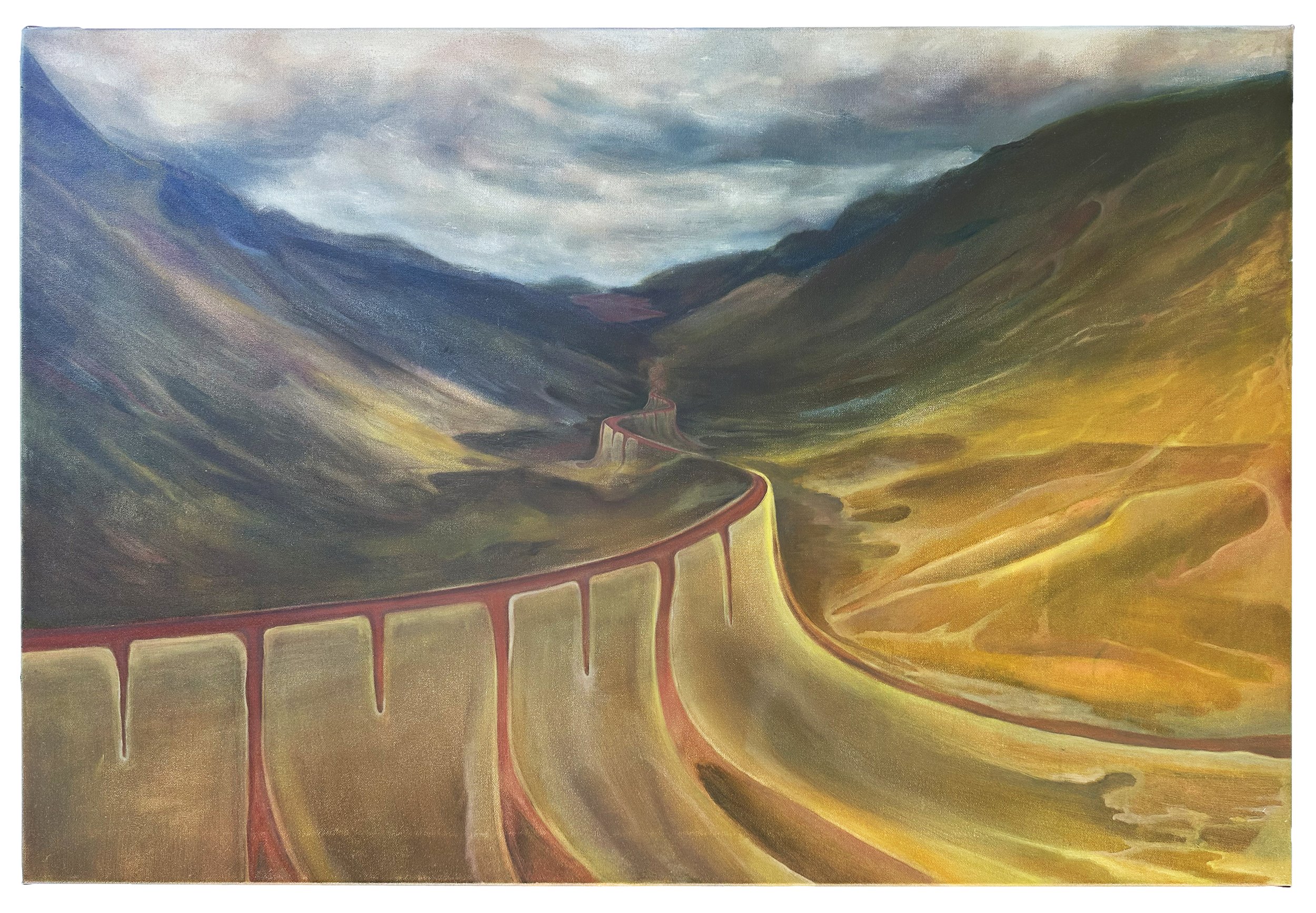 Loch Styx - Oil - 90cm x 60cm - 2024