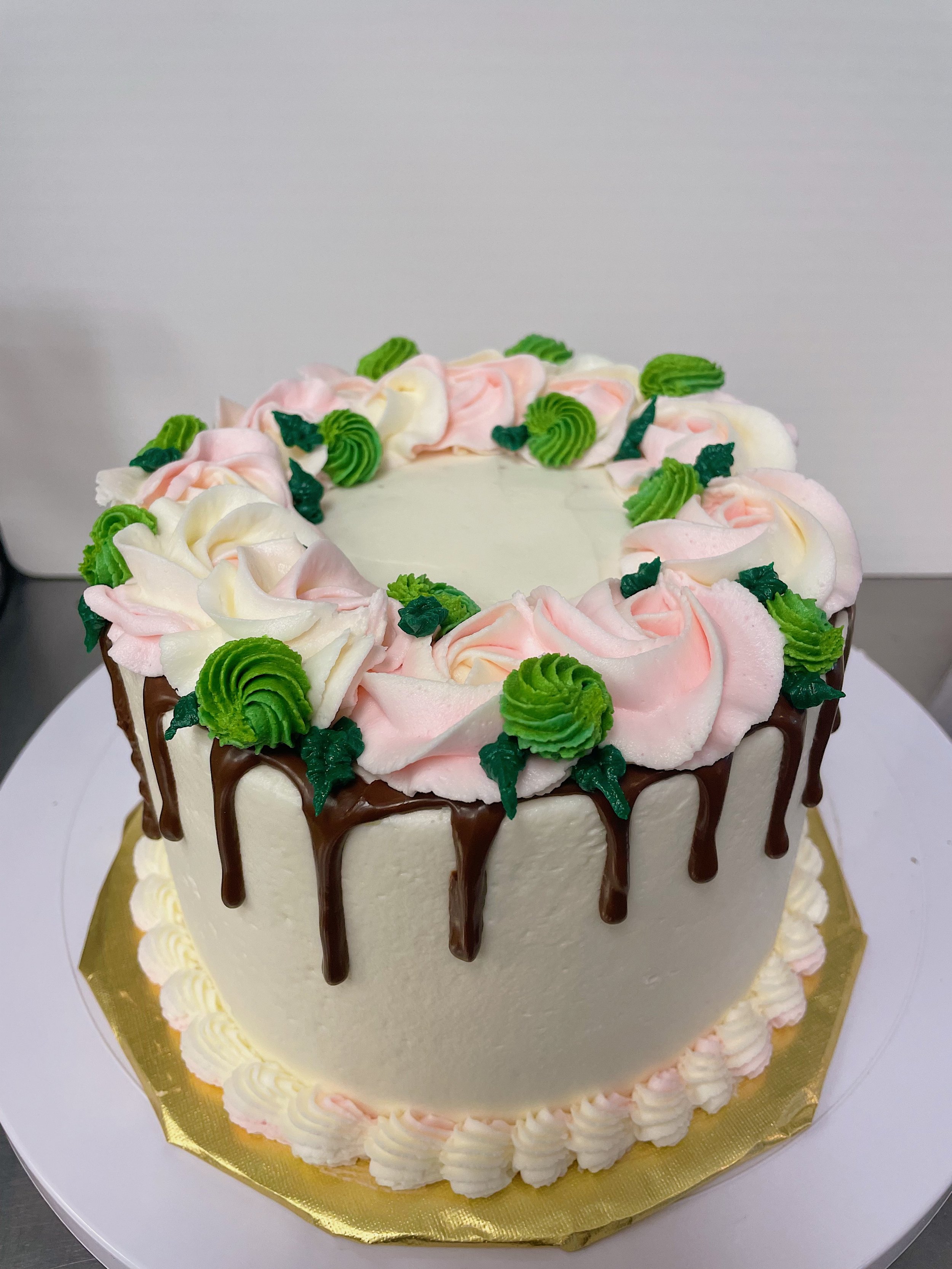 Rosette Custom Cake
