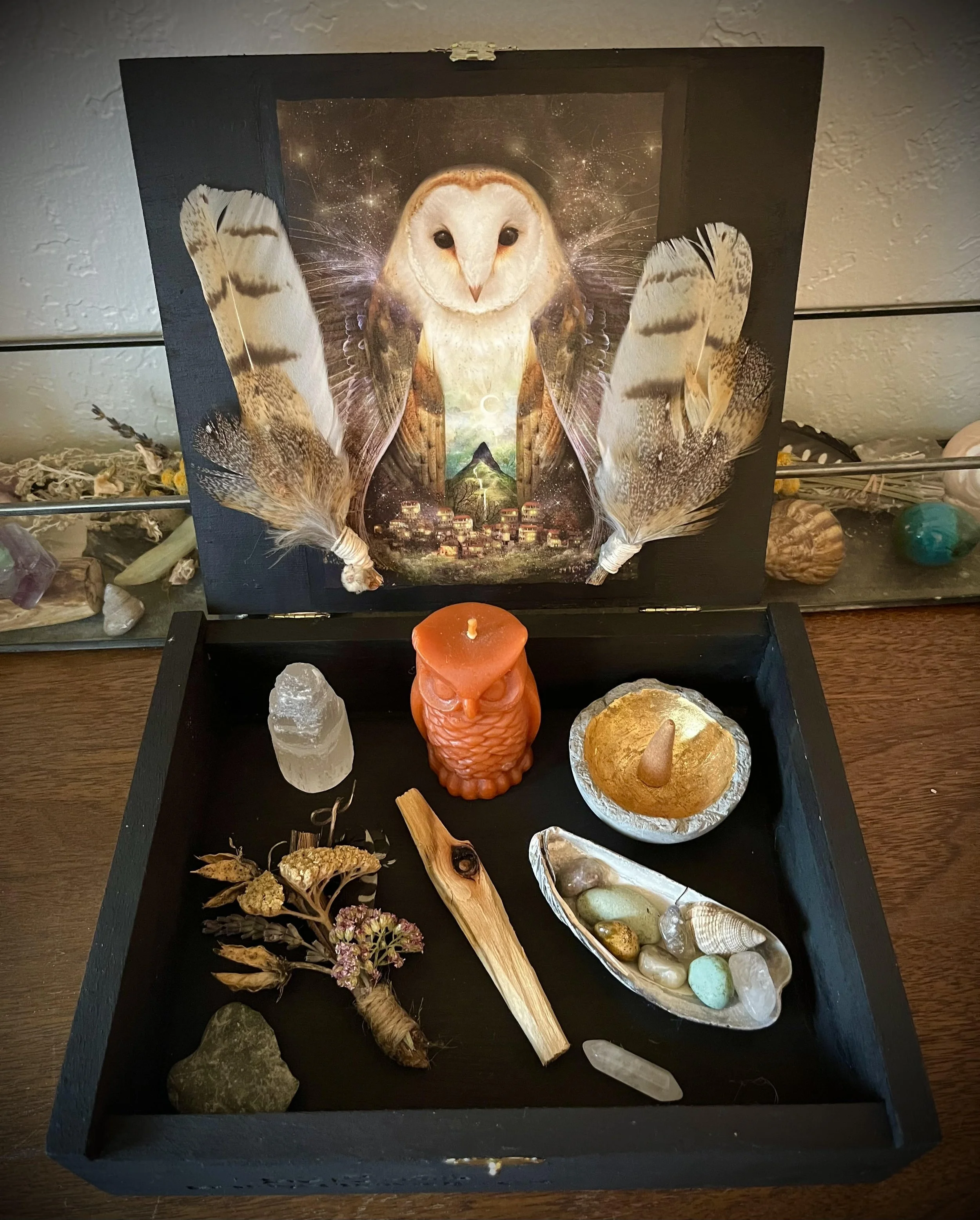 Owl Altar Box @mistystone.net