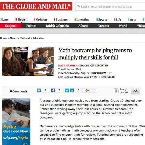 The Globe and Mail August 2012