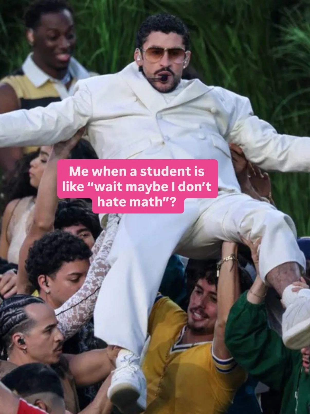 1️⃣2️⃣3️⃣4️⃣ &mdash; which one are you?! 👇🐰

The halftime show gave me so much hope that even in the darkness, there is so so so much light. There is so much joy. There is so much commitment to a better tomorrow. There is so much love. And in the w