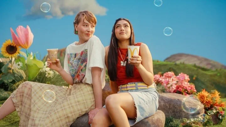 McDonald&rsquo;s Summer 1$ Drinks 🌻 

Feeling so grateful to be sharing this first national TV ad I got to be a part of! 🎥 Huge shoutout to the artists, crew members and designers behind this magical flower filled world that @alicrosario and I got 