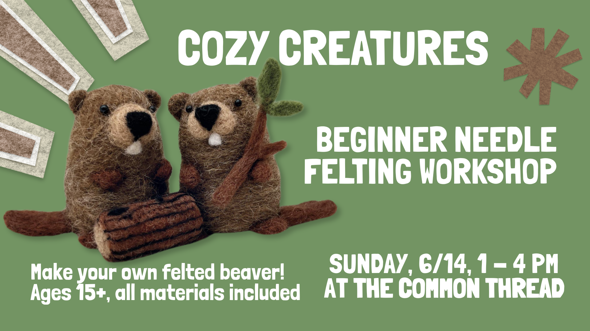 Needle Felting Beaver Class.png