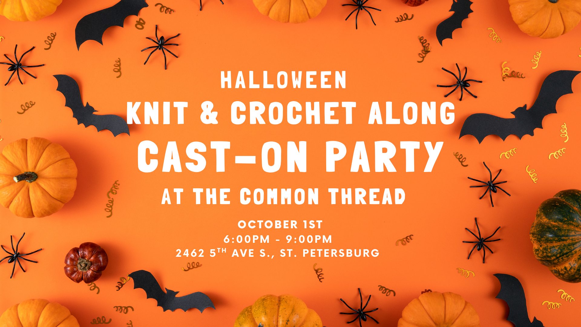 Halloween Party MKAL/CAL Cast-On Event!