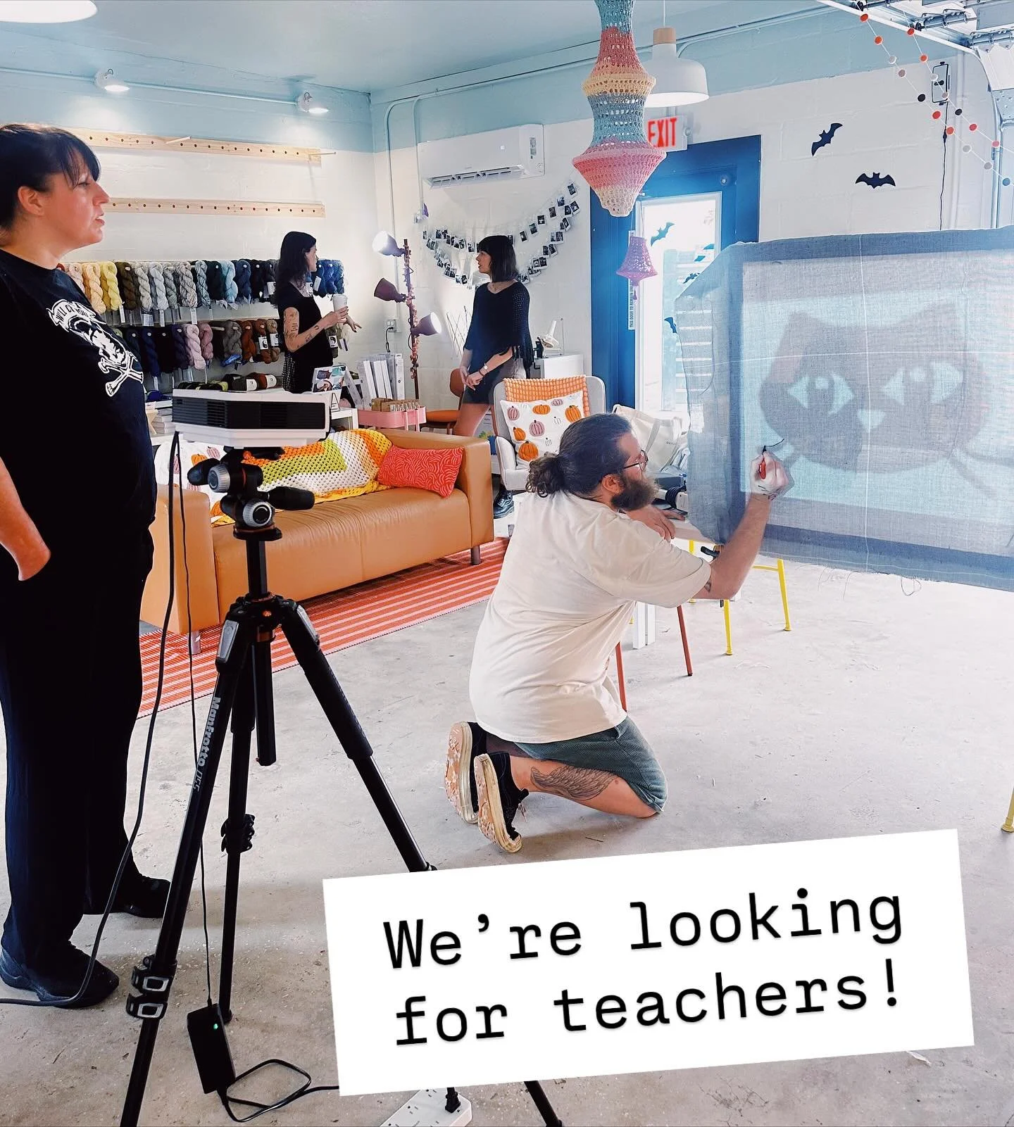 Calling All Makers, Teachers &amp; Fiber Fanatics! 🧶✨
 We&rsquo;re building out our class lineup for December and beyond, and we want YOU to be part of it!

Are you a passionate, experienced instructor in fiber arts (or any craft that pairs beautifu