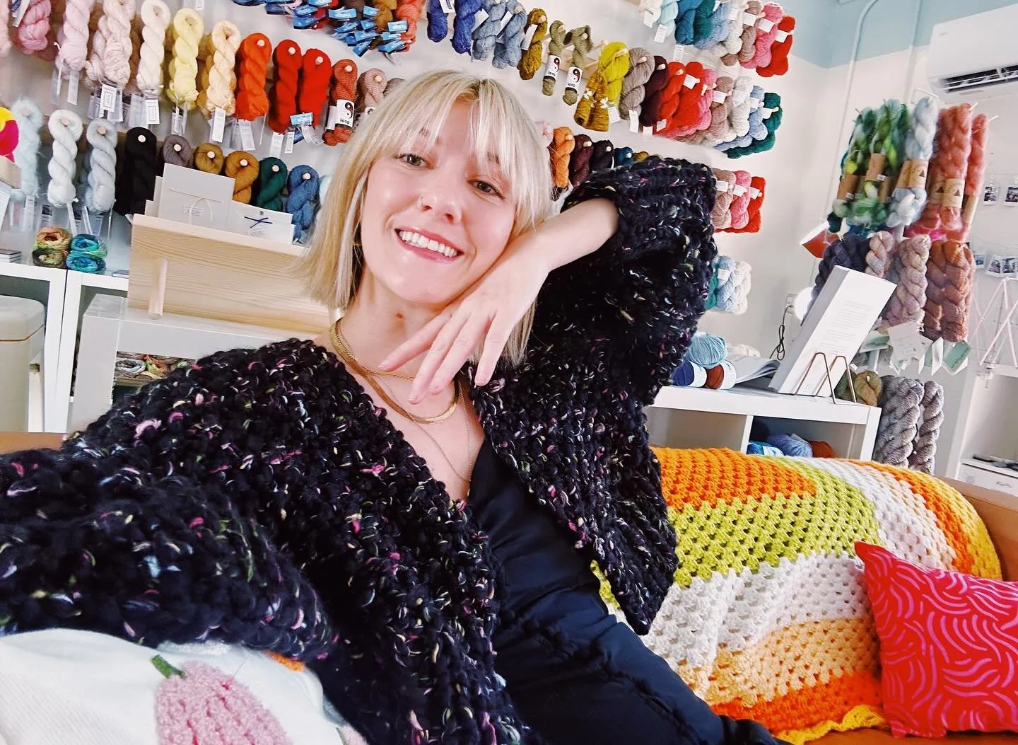 Hi new friends! We&rsquo;ve gotten a lot of new followers in the past week so we thought it would be good to do a little reintroduction.   My name is Shannon, and I&rsquo;m the Head Yarn Goblin here at The Common Thread. We&rsquo;re a yarn shop + caf