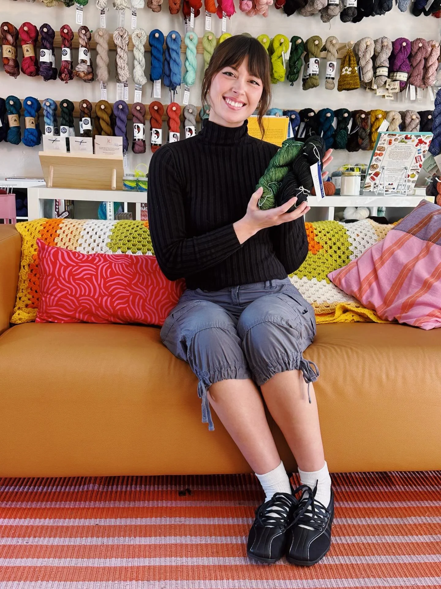 ✨ Staff Spotlight: Meet Jasmine 
If you&rsquo;ve taken a class with us, asked a question at the table, or gotten gently (and enthusiastically) coached through a tricky stitch&hellip; you&rsquo;ve probably met Jasmine 💫 
Jasmine is a local fiber arti