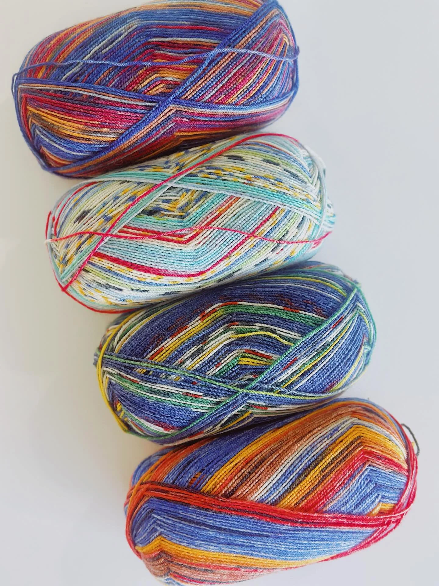 Life imitates art. Art imitates life. And now&hellip; yarn imitates art??   We just got in the Opal Hundertwasser collection and these skeins are SO cool.

Each colorway is inspired by the work of Austrian artist Friedensreich Hundertwasser, who was 