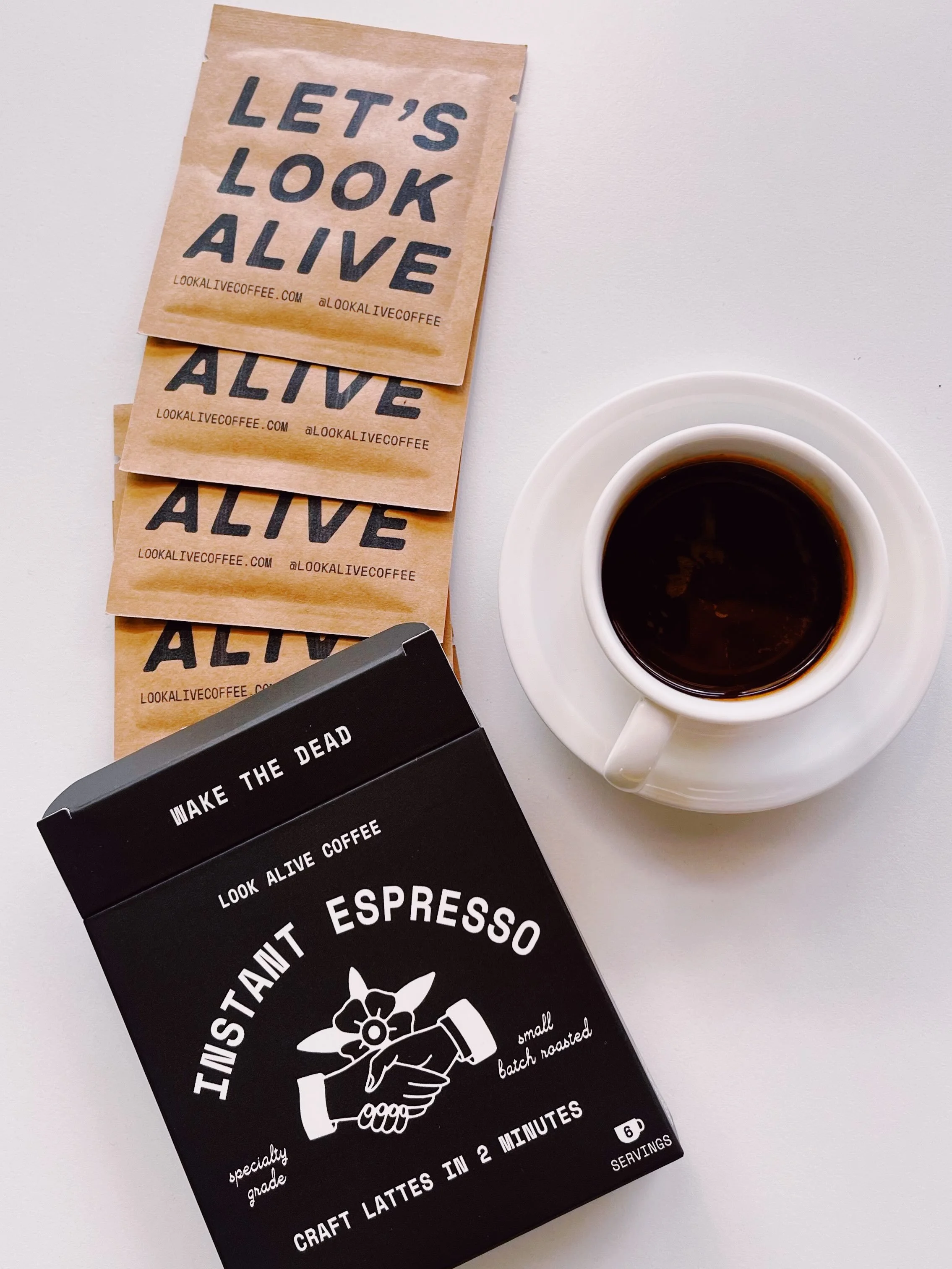 Look Alive Instant espresso has landed at The Common Thread! 

Coffee-savvy customers are always asking me where we get our beans for the cafe. And I love to tell them we get it right around the corner from the folks at @lookalivecoffee ☕️ 

We are b