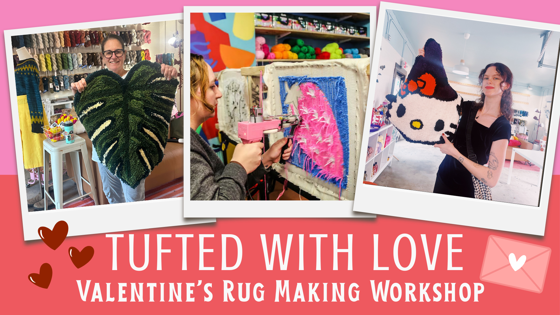 💘 Tufted with Love: Valentine’s Rug Making Workshop