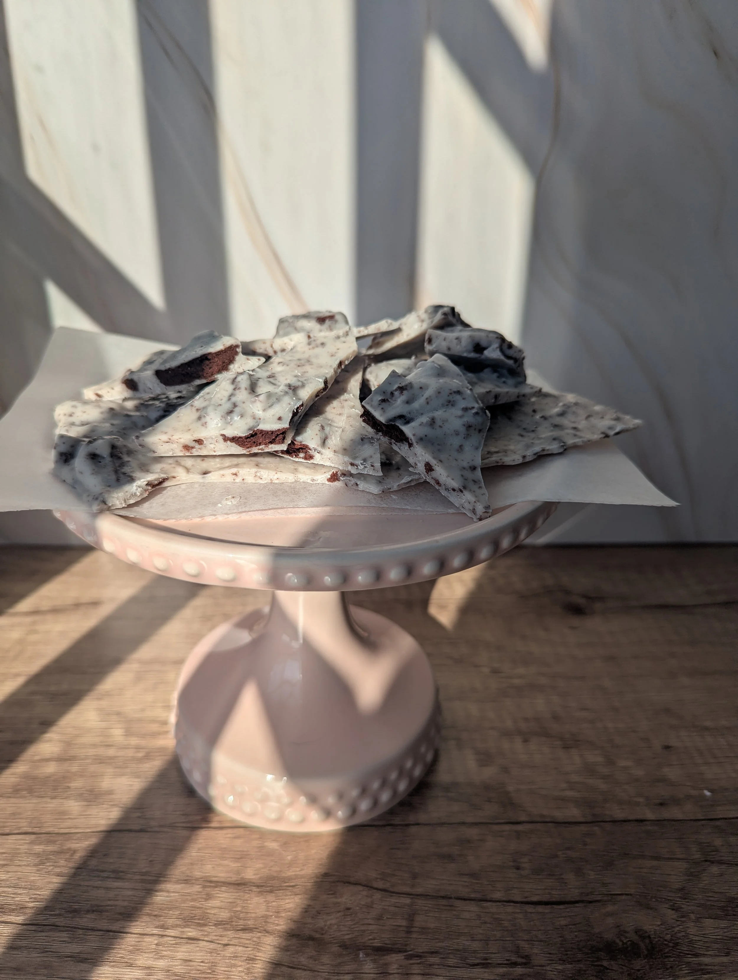 Cookies and Cream Bark (GF/Vegan/Allergen Free)