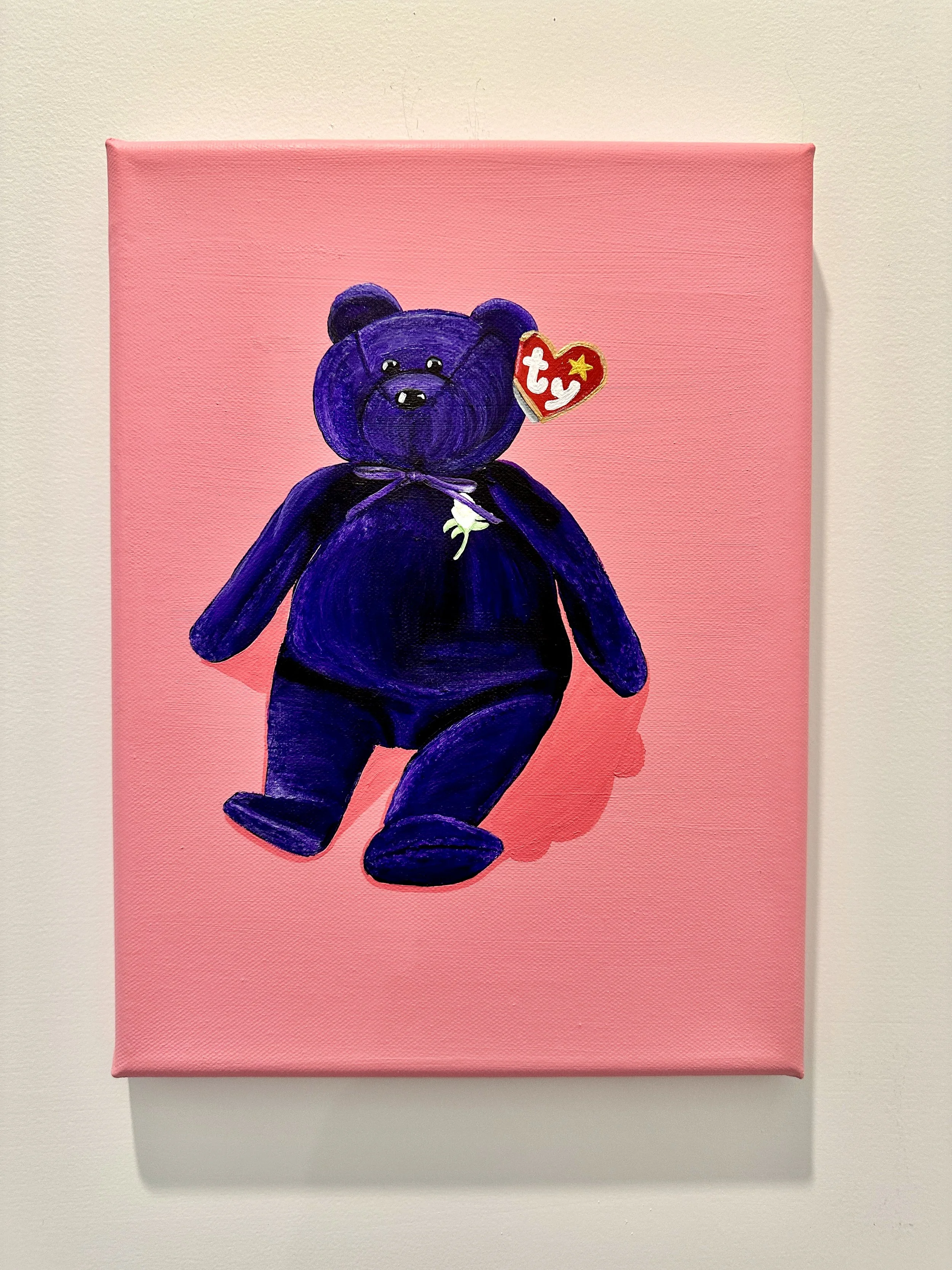 "Princess Diana Beanie Baby" original painting