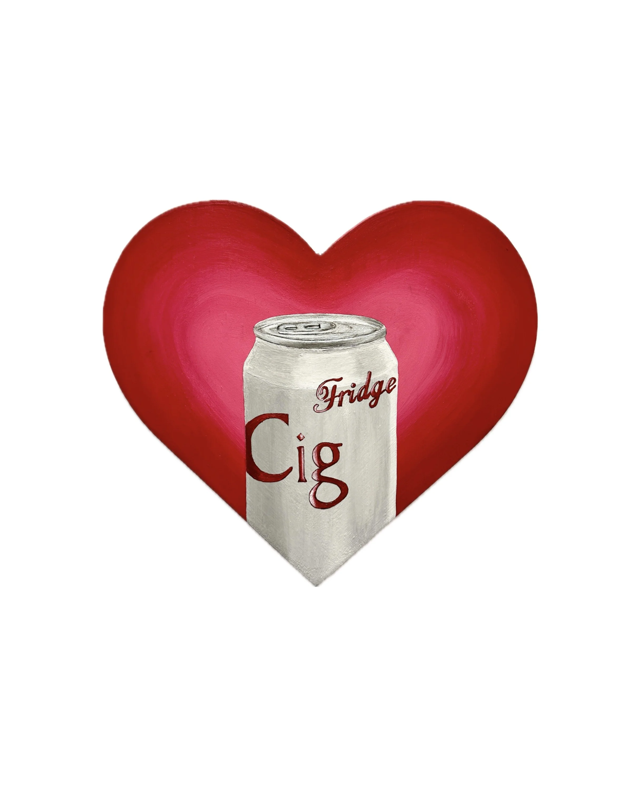 "Fridge Cig" art print