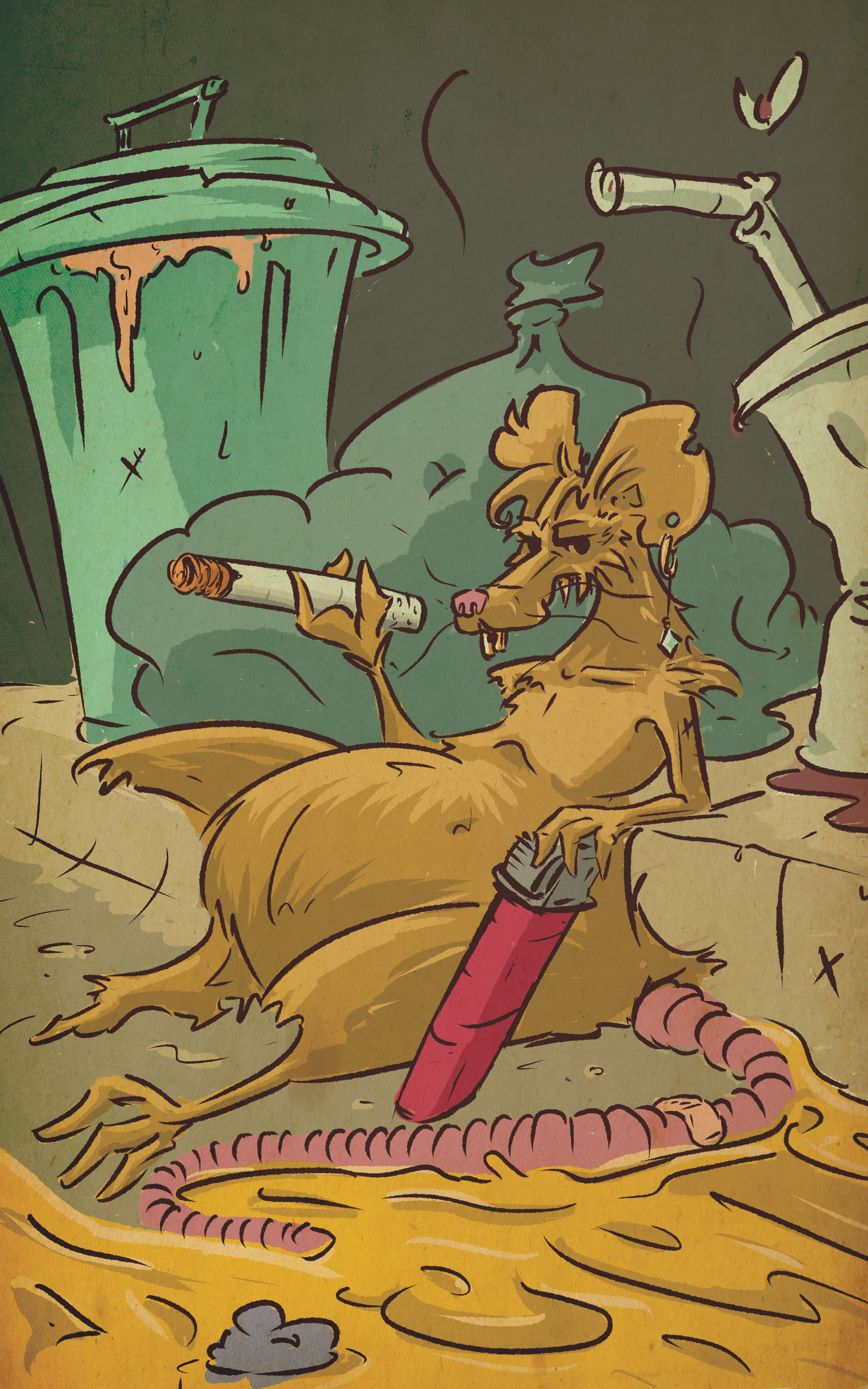 BIG EVIL RAT album art