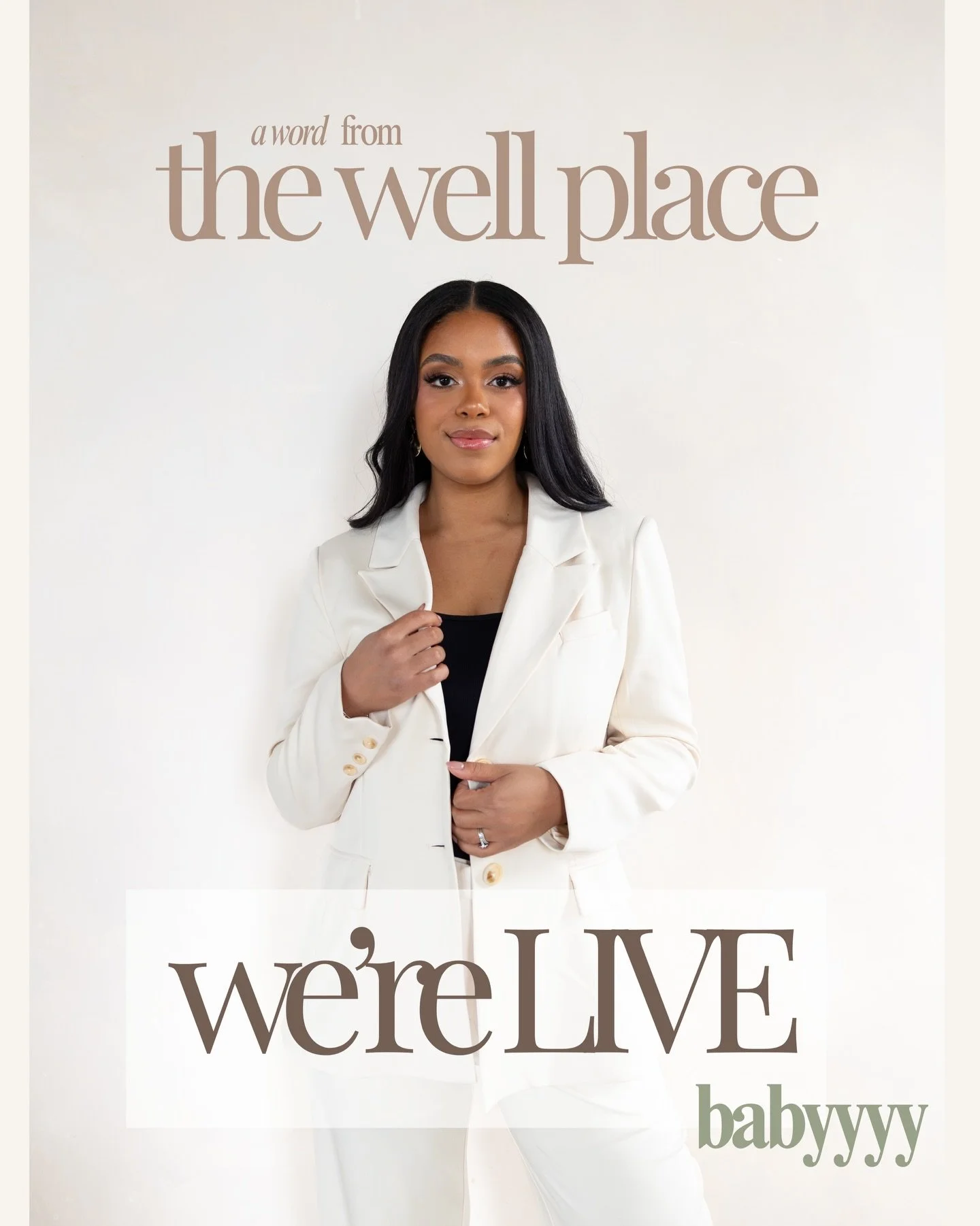SHE&rsquo;S HERE. 🎙️🤍

After almost a month of technical difficulties, re-recordings, forgotten mic buttons (yes, really 😅), and a whole lot of surrendering to God&rsquo;s timing...

A Word From The Well Place is officially LIVE on 
Apple Podcasts