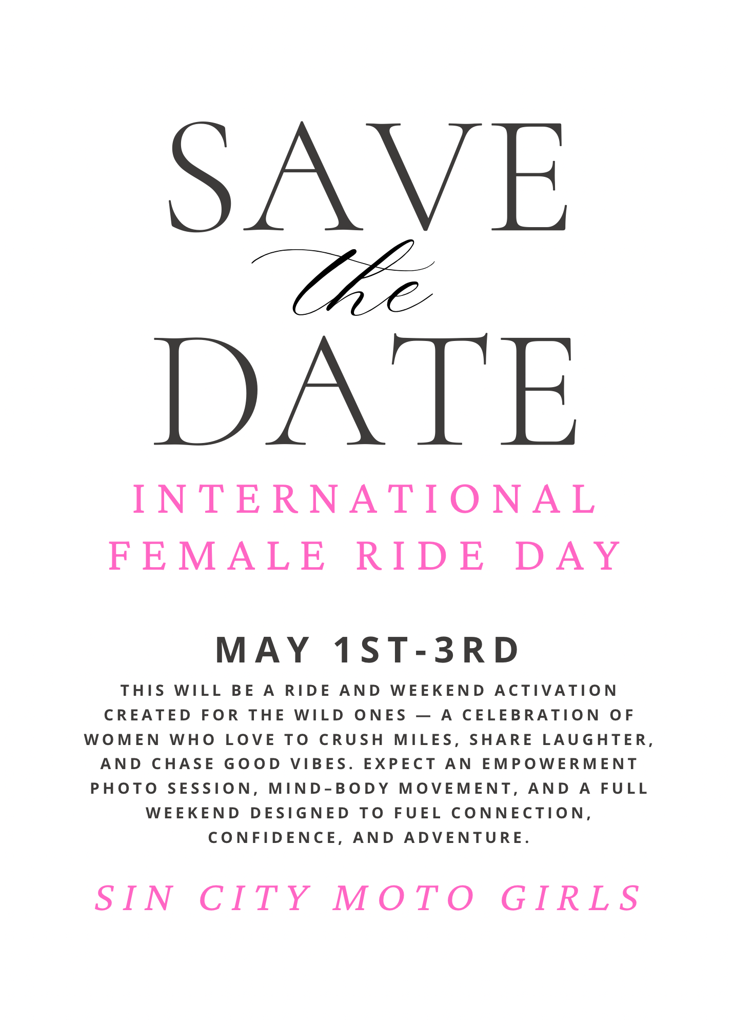 International Female Ride Day 