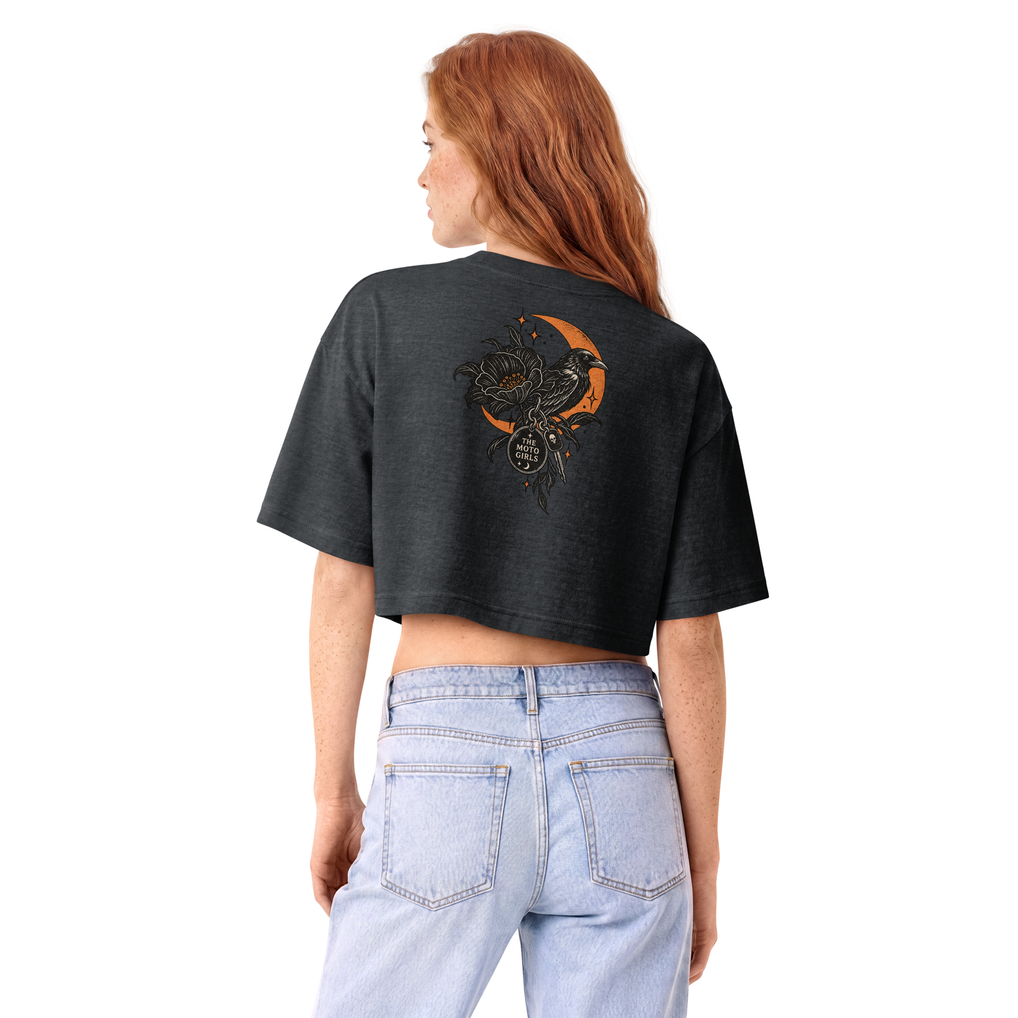 Key to the Coven cropped tee