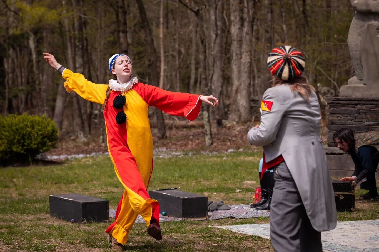 Trinculo appreciation post.

The Tempest with the Incomparable @catskill_mountain_shakespeare

Direction: @jay.dunn 
Costumes: @kindalmond 
Props: @laurencarlyshaw 
Stage Manager: @abigaildorwart 
Tour Manager: @shinnysarah 
Managing Director: @frank