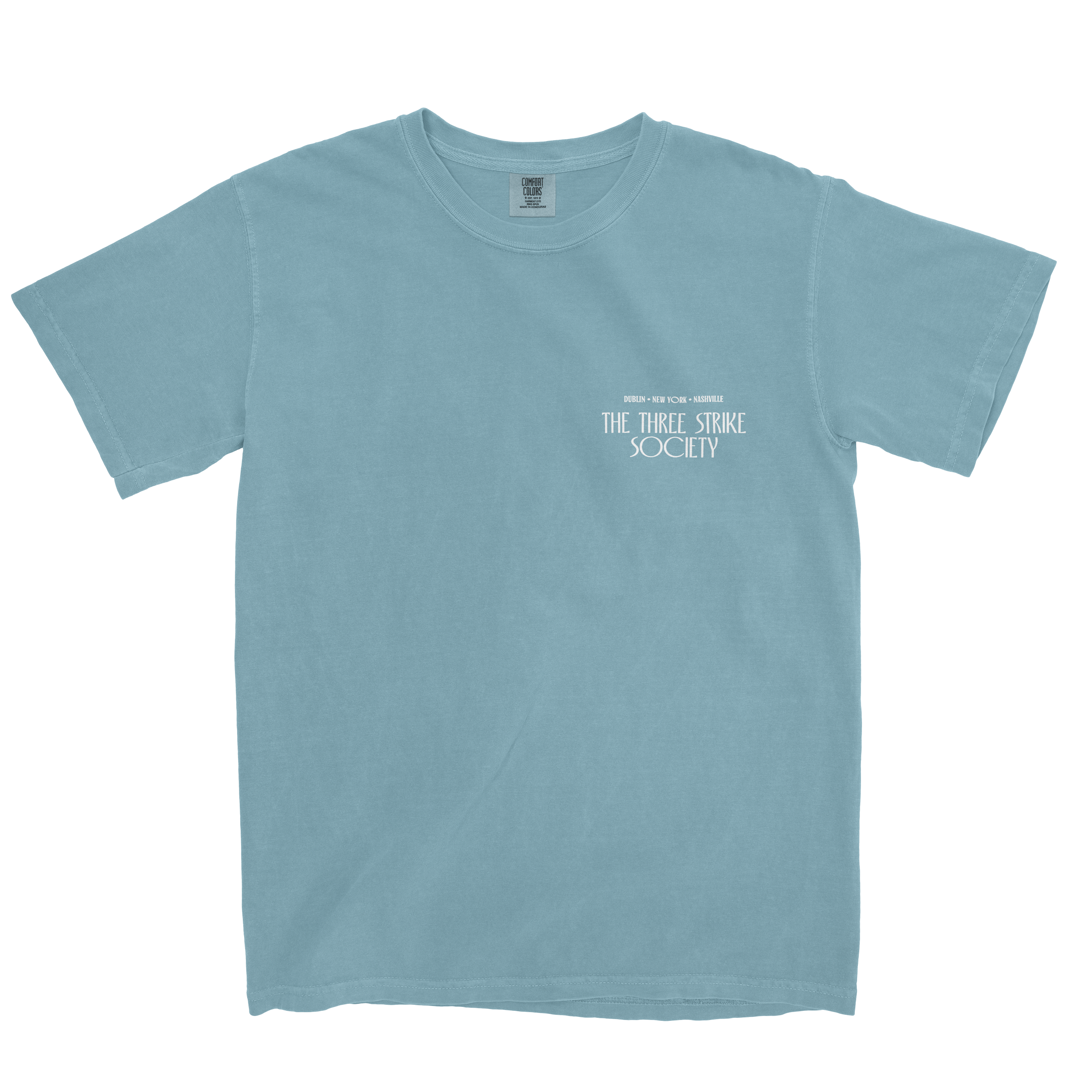 AlexandraKing_ThreeStrikeSociety_IceBlue_Front.png