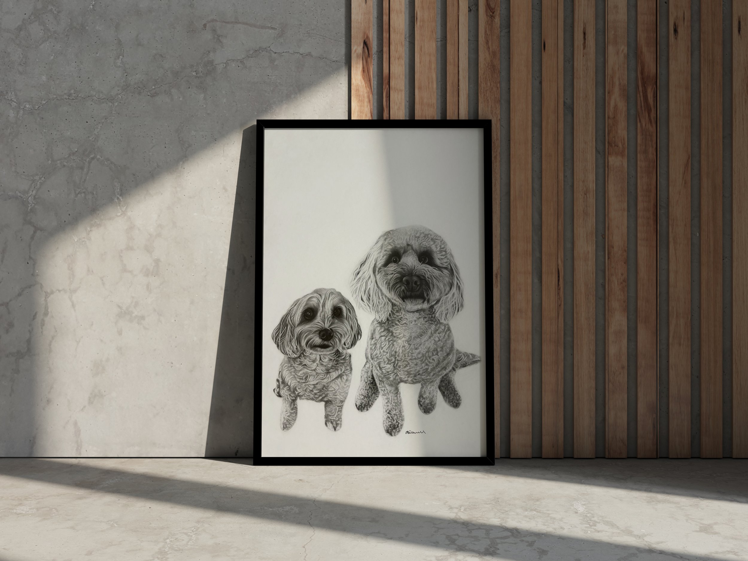 A3 Double Pet Portrait