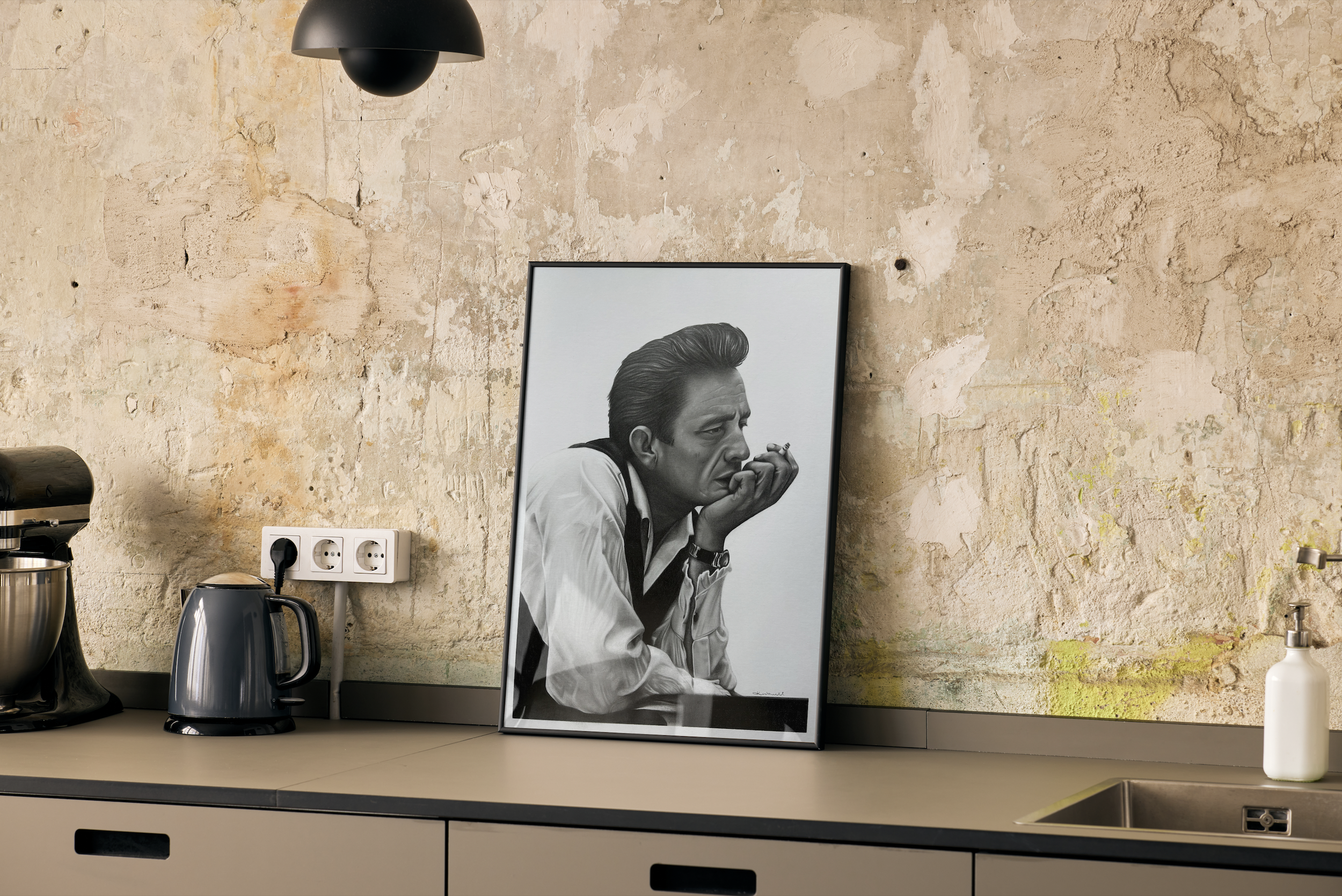 A3 Johnny Cash Print