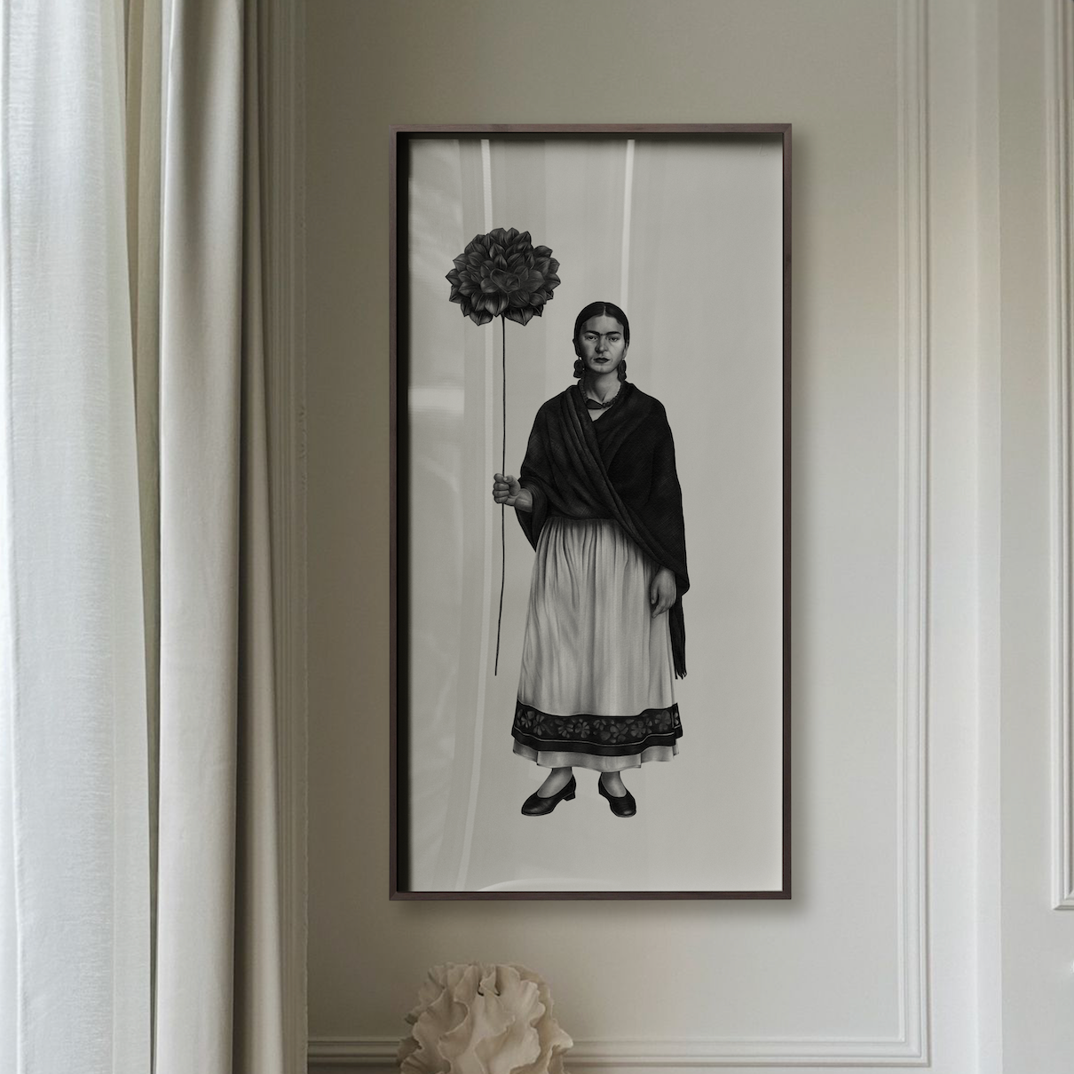 An empty womb and a hand full of flowers