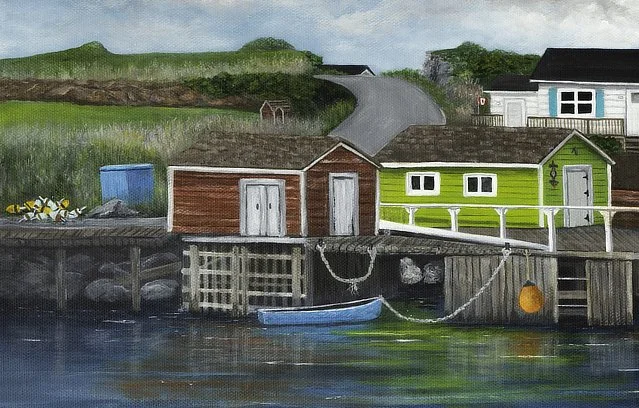 Twillingate, Newfoundland Original Painting by Maureen Mackenzie.jpg