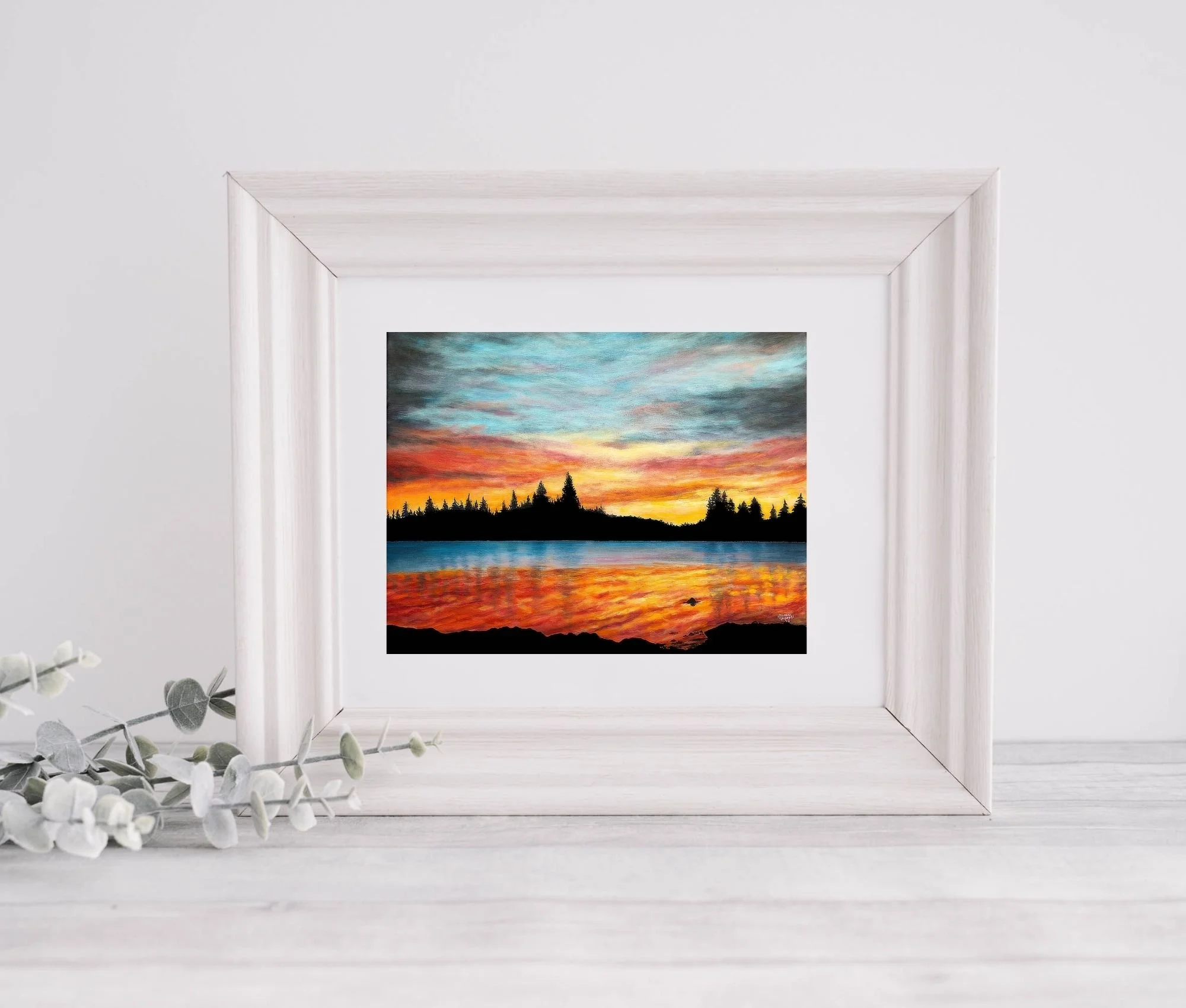 argyle sunset in white frame.jpg