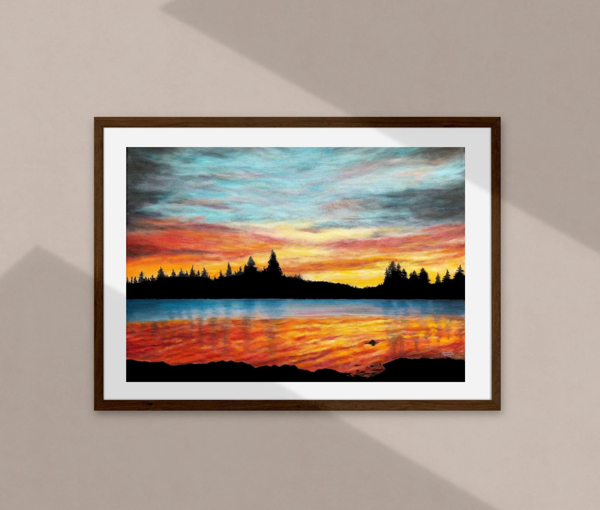 argyle sunset in dark frame .jpg