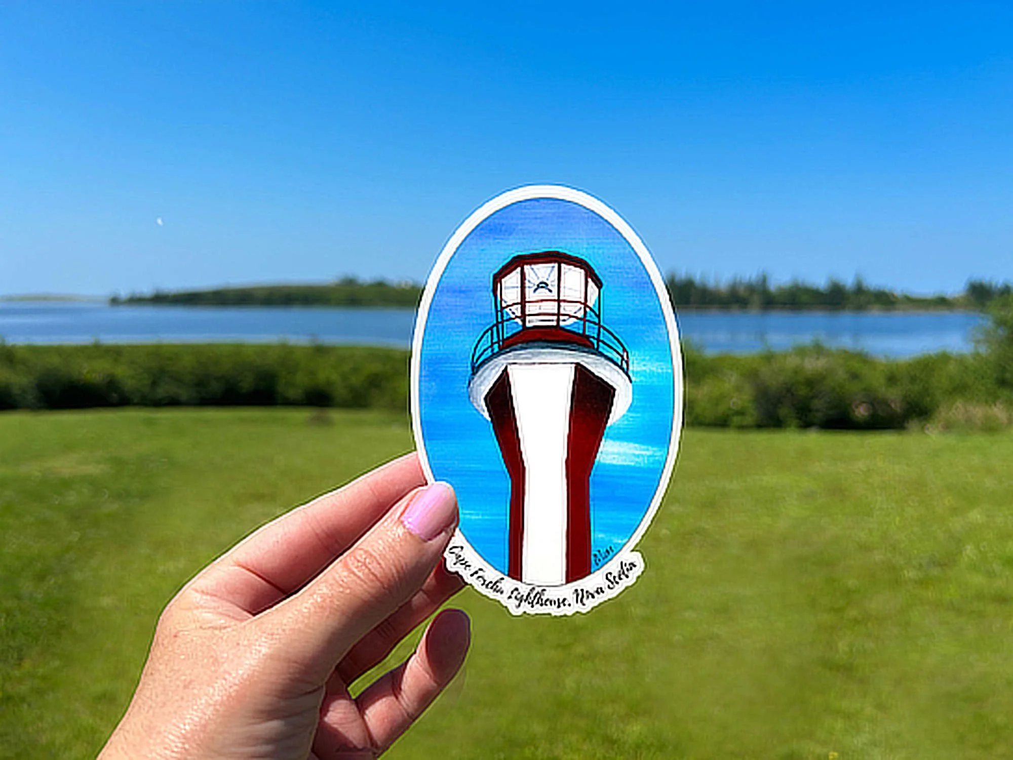 Cape Forchu Lighthouse Sticker