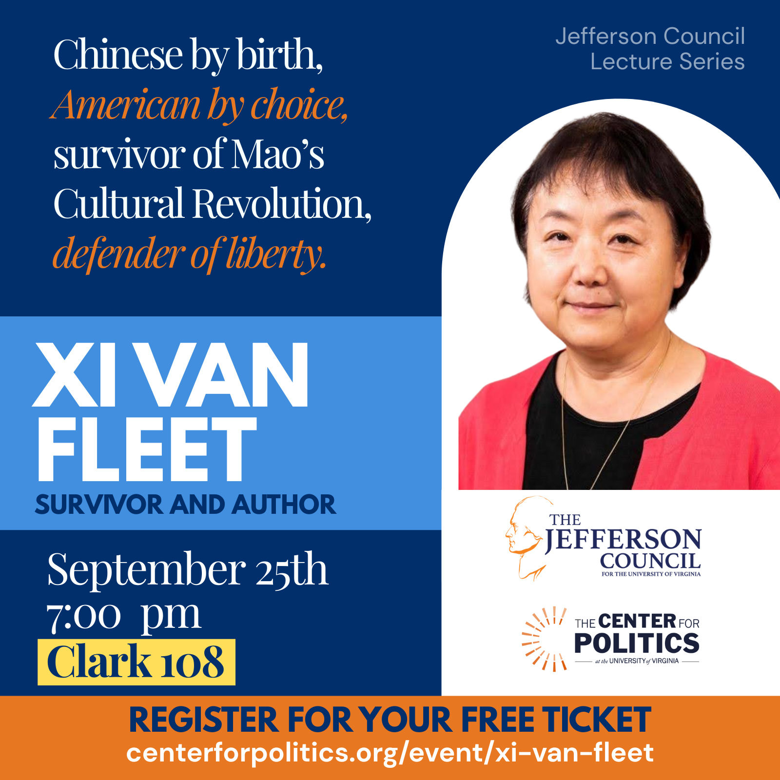 An evening with Xi Van Fleet