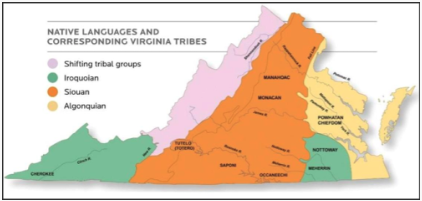  Land acknowledgment of Virginia Indian tribal groups. Image credit: “Free Your Mind: Implicit Bias” 