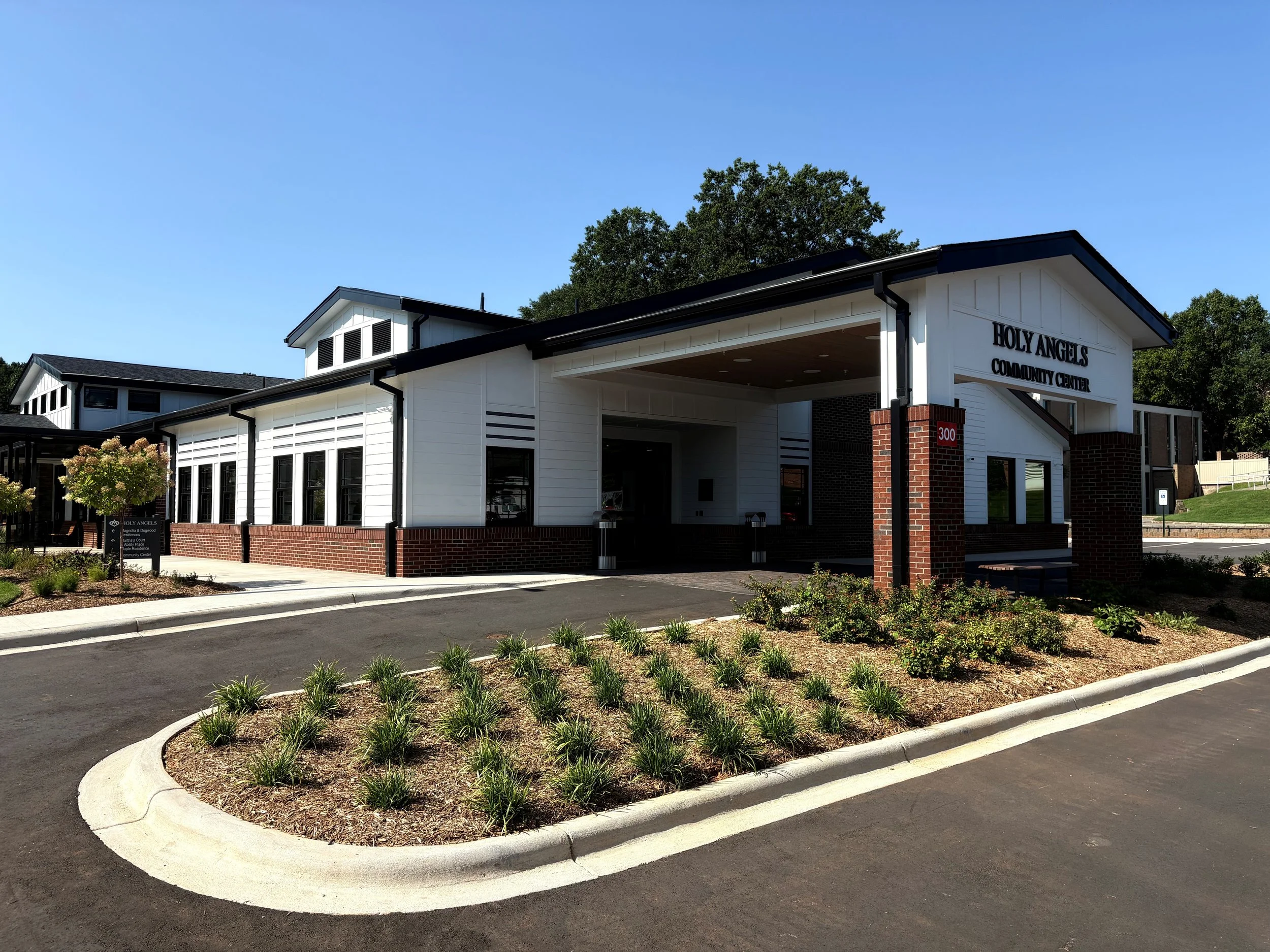 Completed in June 2026, the Community Center serves as the heart of the Treescape Campus.