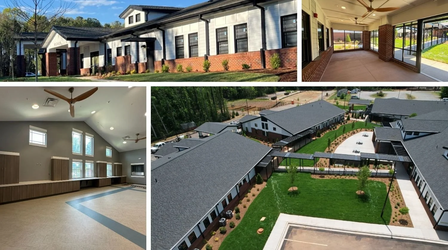 Completed in June 2026, the three six-bedroom children's homes provide private bedrooms, family-style living spaces and specialized support designed to meet each residents' unique needs.