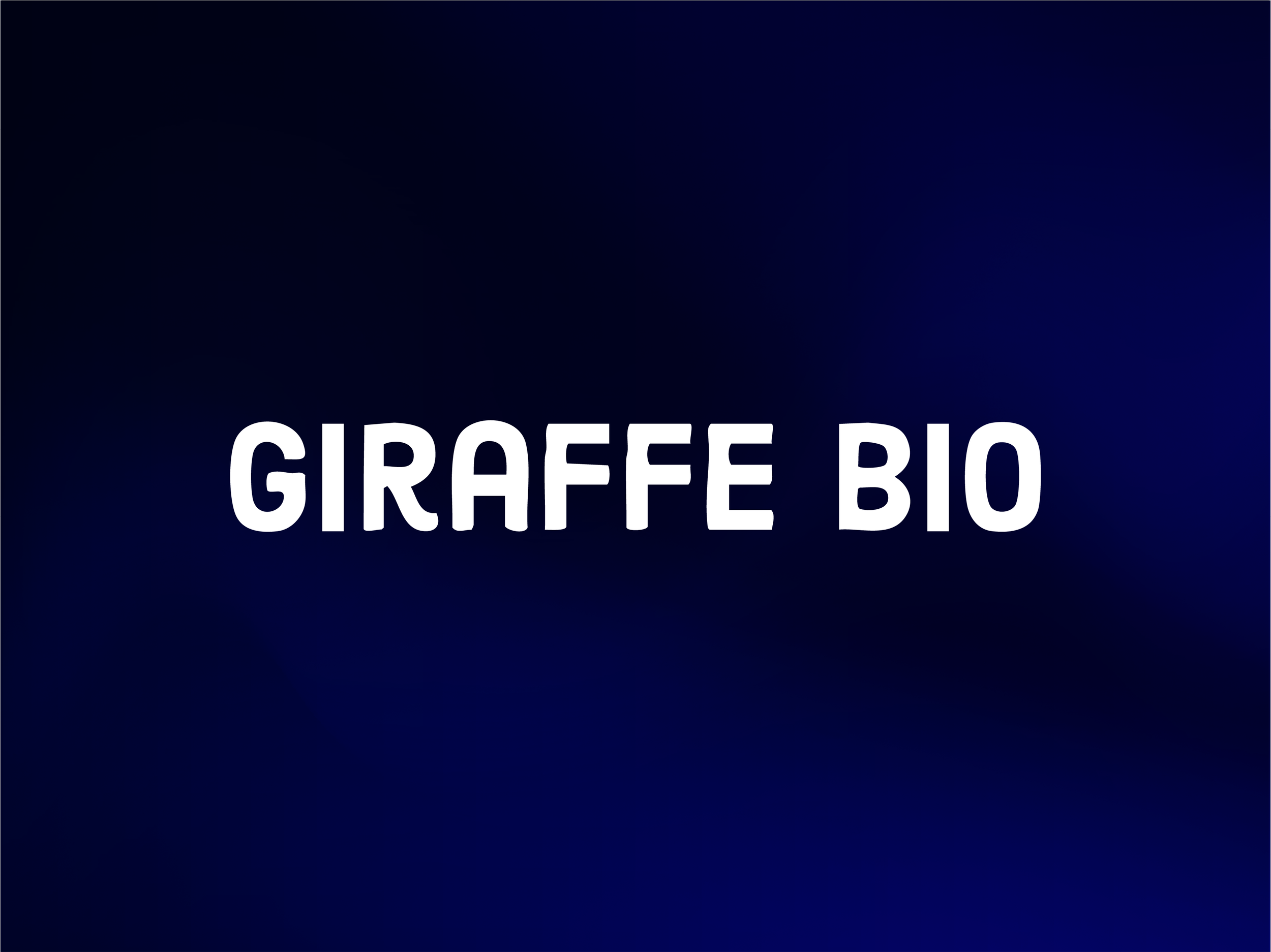 Giraffe Bio's cover image