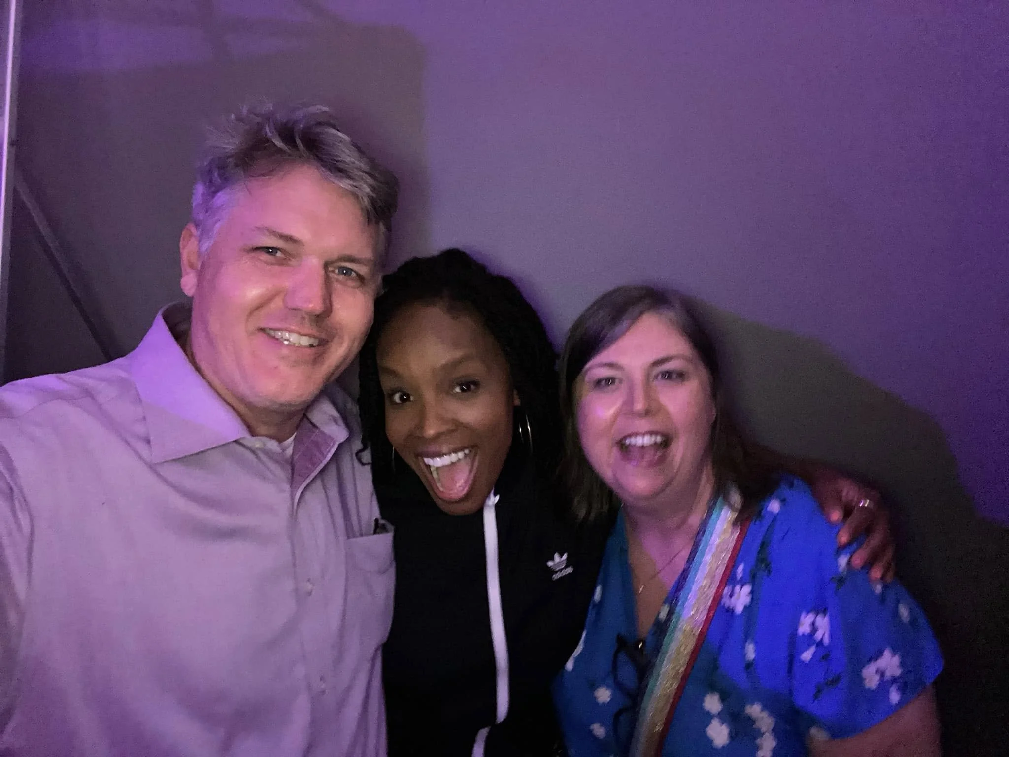 At Boom Chicago's 30th Reunion with the incredibly delightful Amber Ruffin.